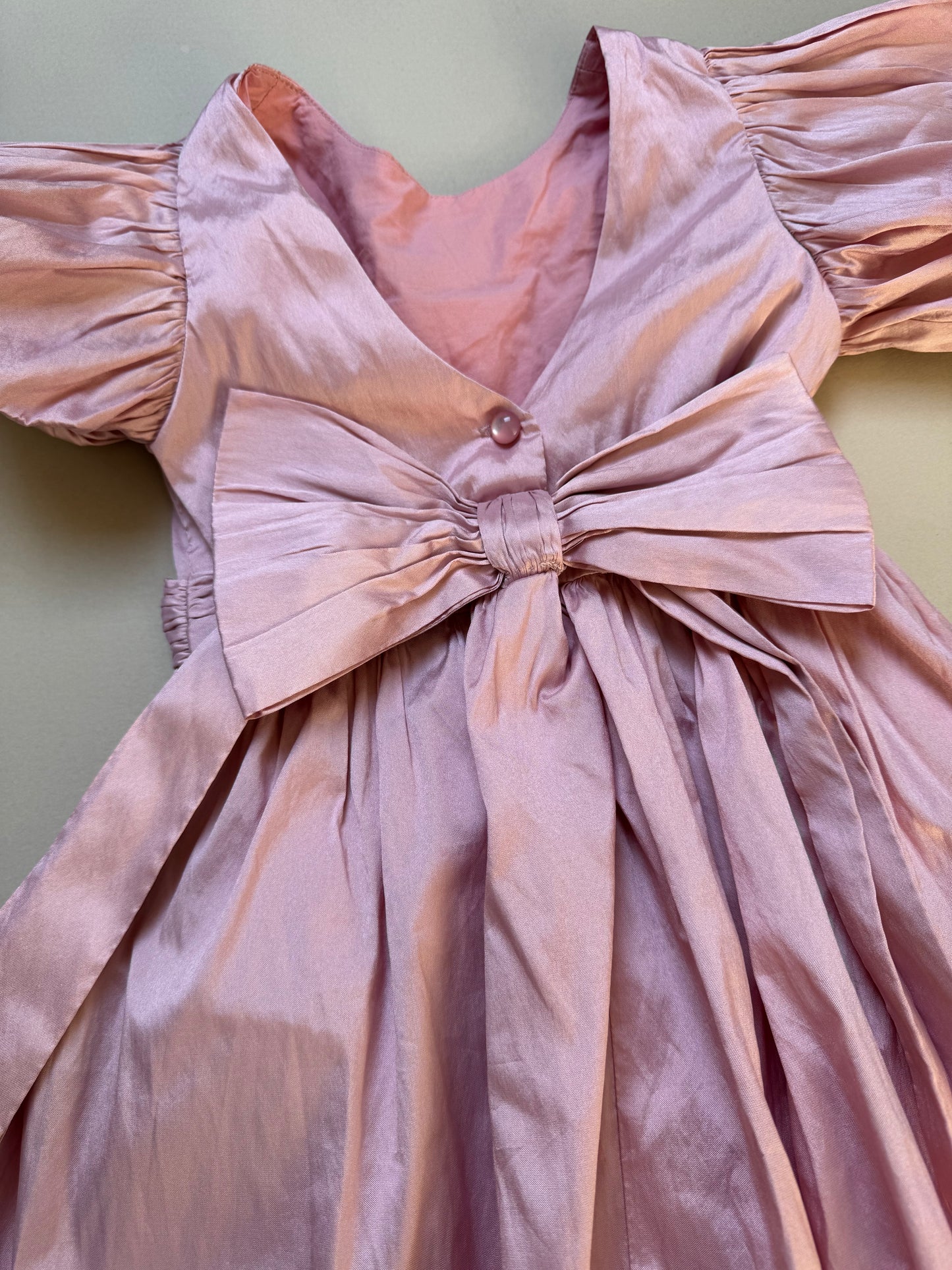 Next Pink Puffed Shoulder Occassion Dress in 2-3 Years