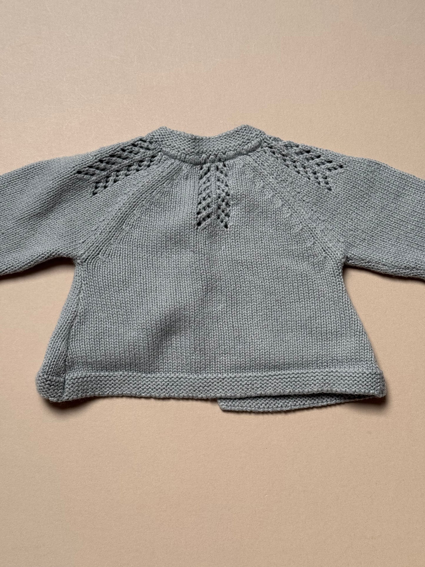 Baby Boden Grey Knitted Cardigan in 0-3 Months