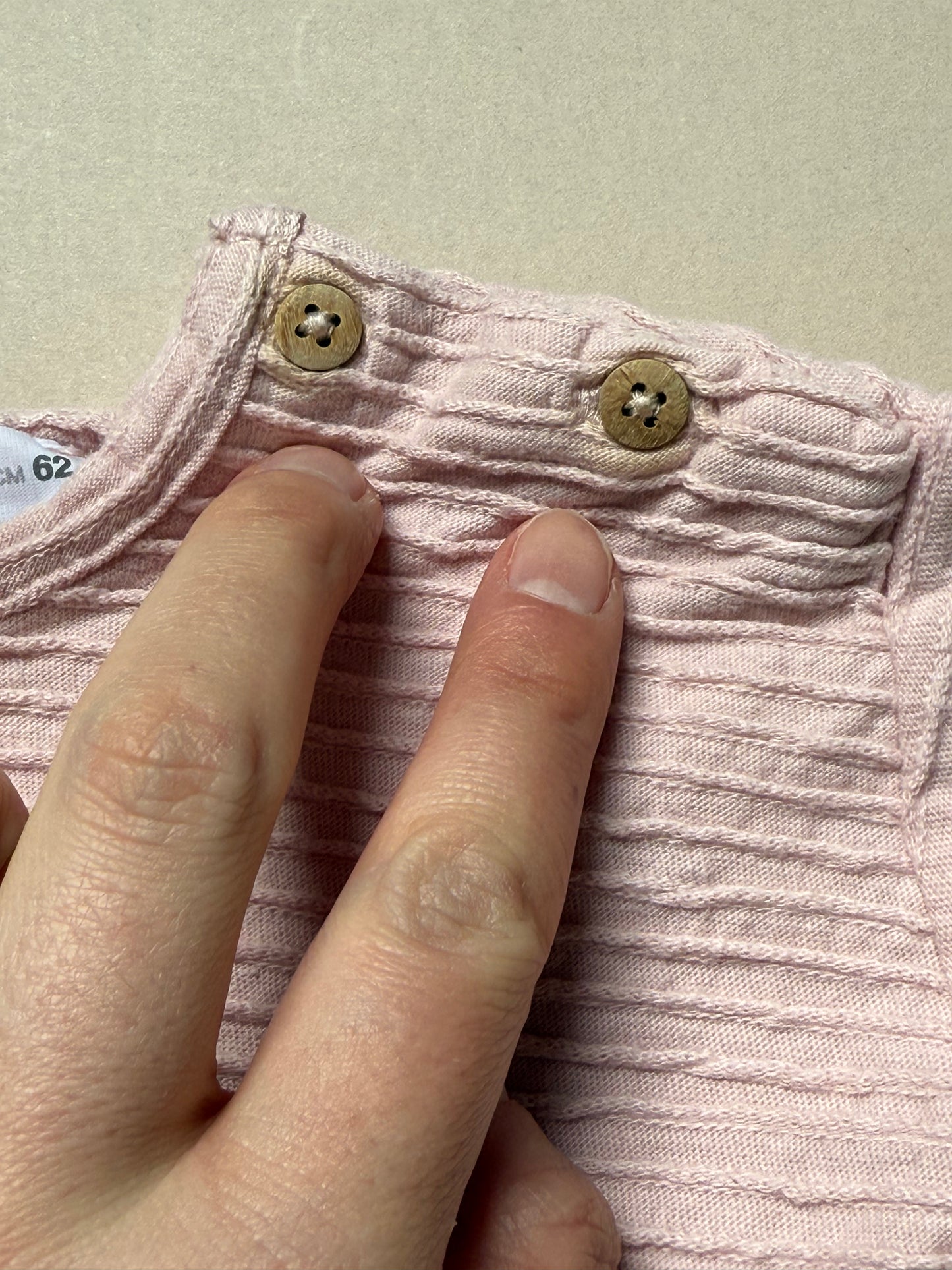Zara Pink Ribbed Summer Set in 1-3 Months