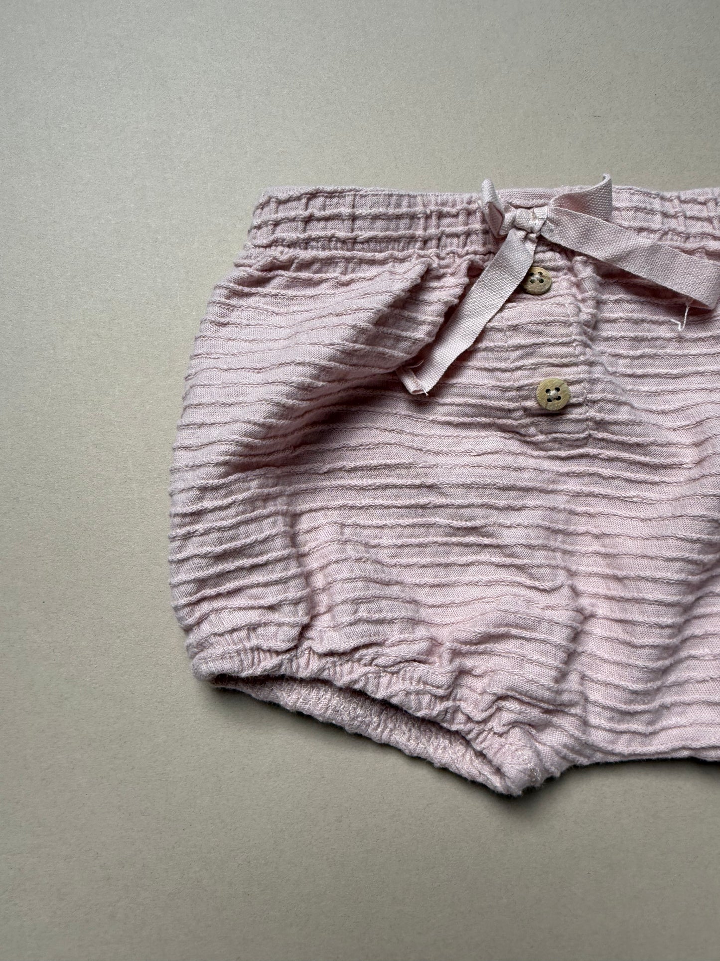 Zara Pink Ribbed Summer Set in 1-3 Months