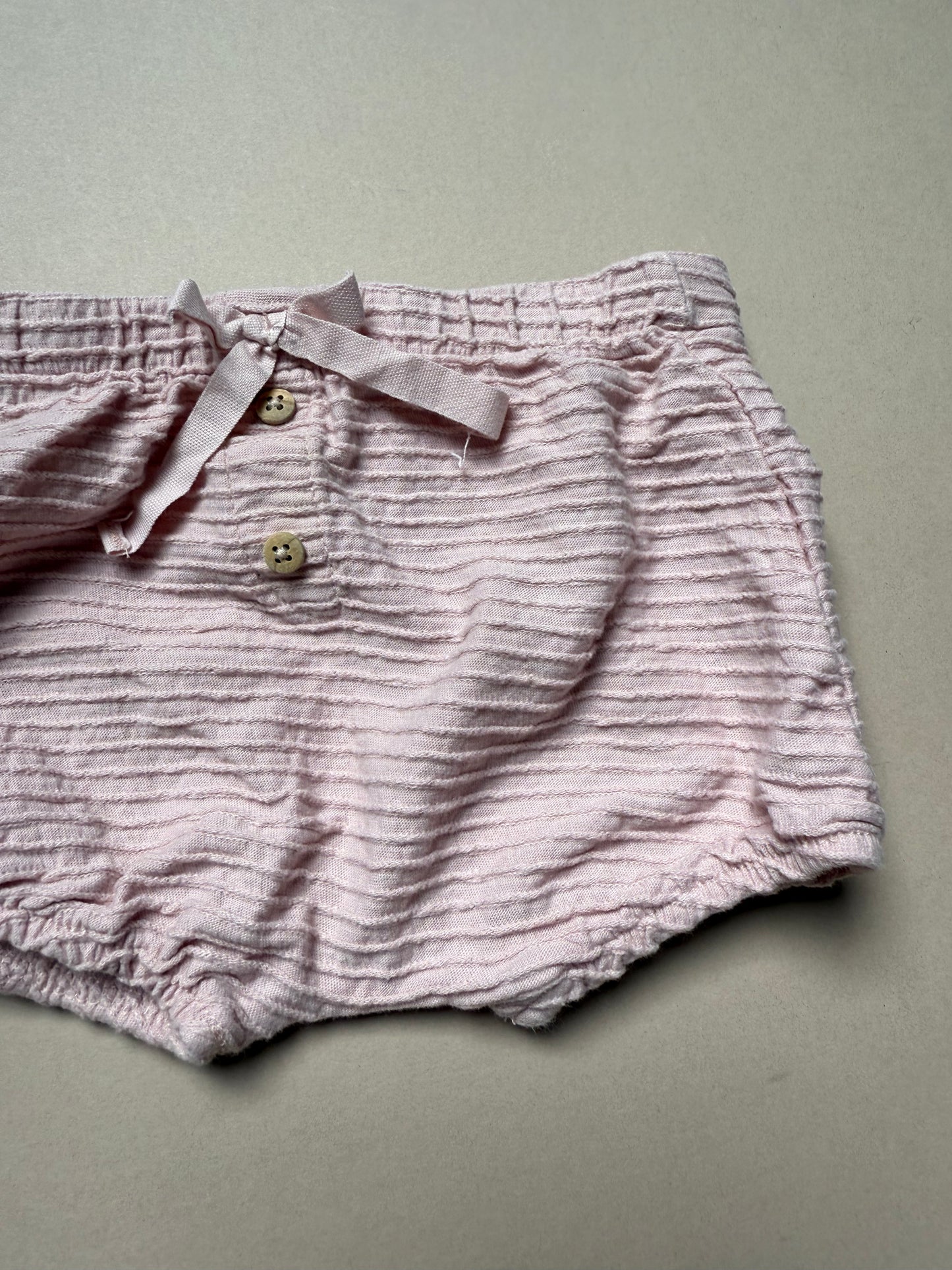 Zara Pink Ribbed Summer Set in 1-3 Months