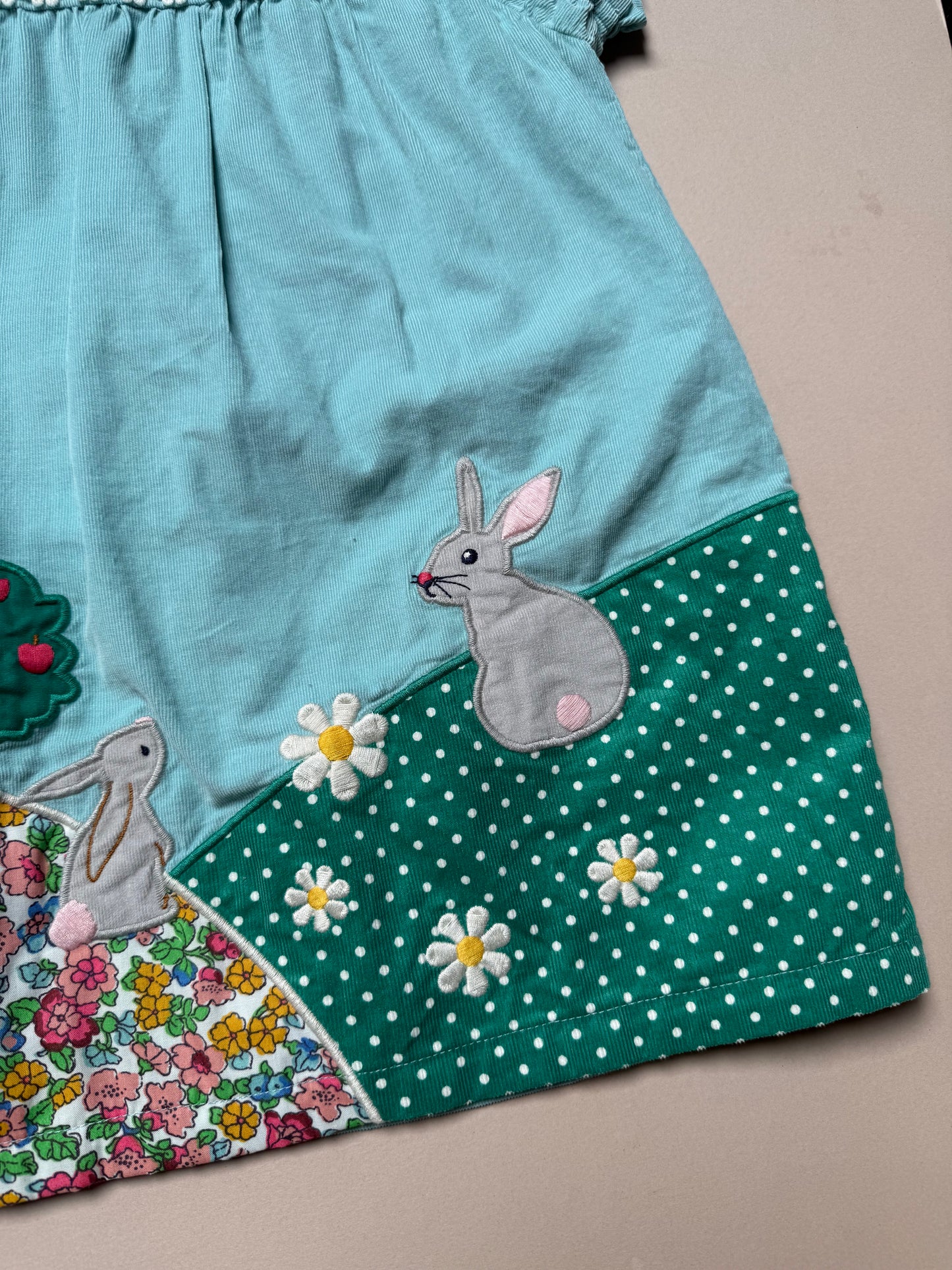 Boden Corduroy Spring Puffed Sleeved Dress in 12-18 Months
