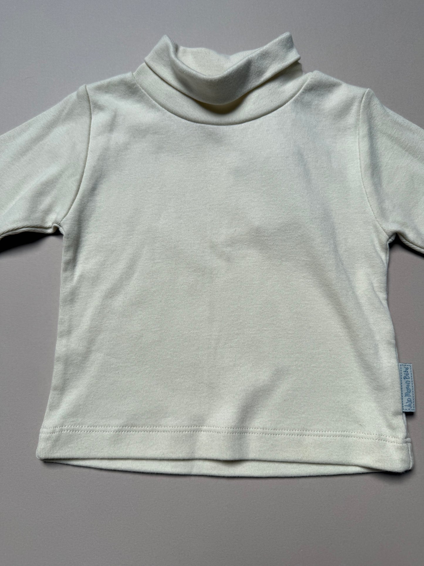 JoJo Maman Bebe Cream Roll Neck in 6-12 Months