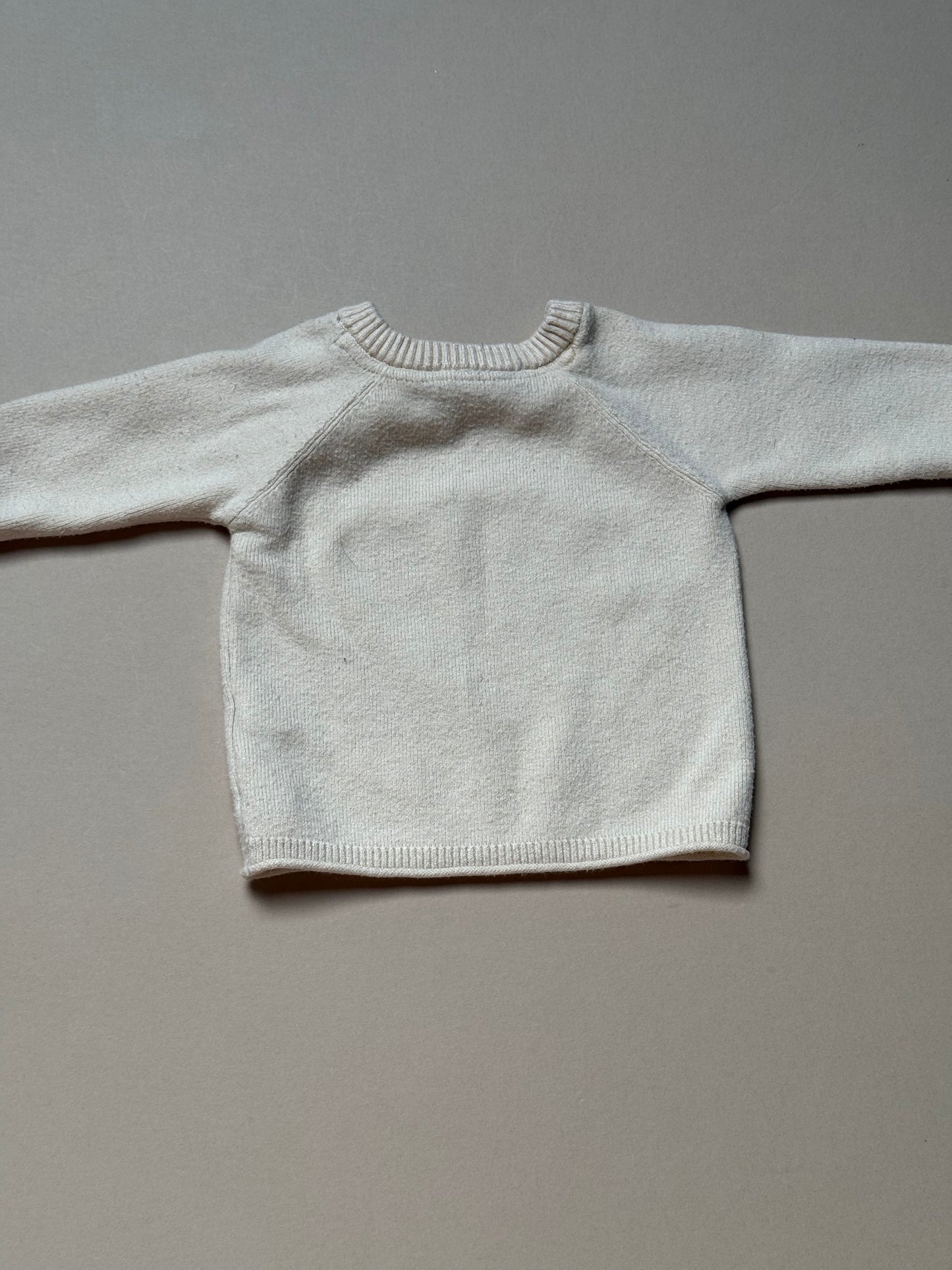 F&F Cream Knitted Set in Newborn