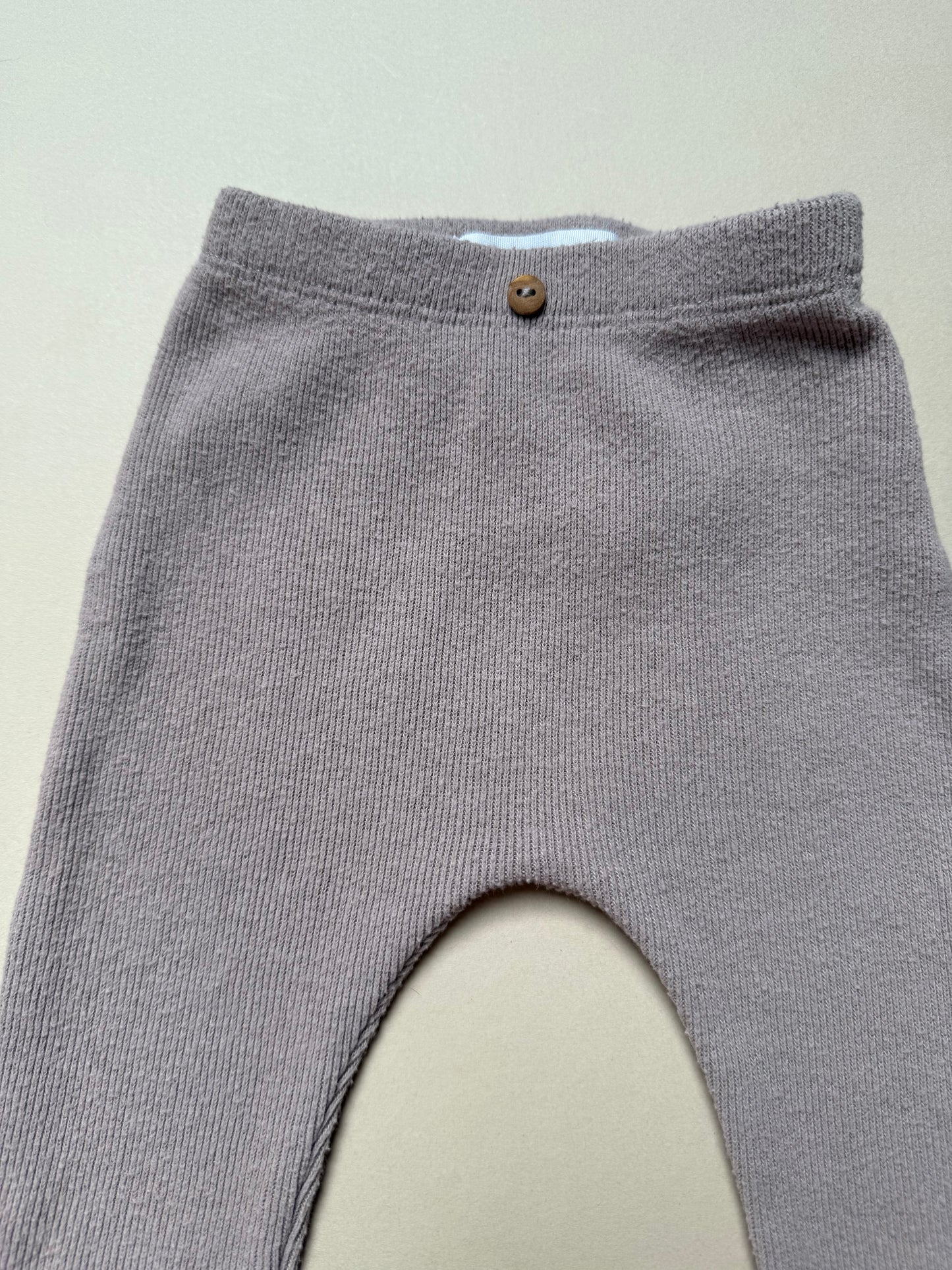 Zara Plum Long Sleeved Top & Legging Set in 1-3 Months