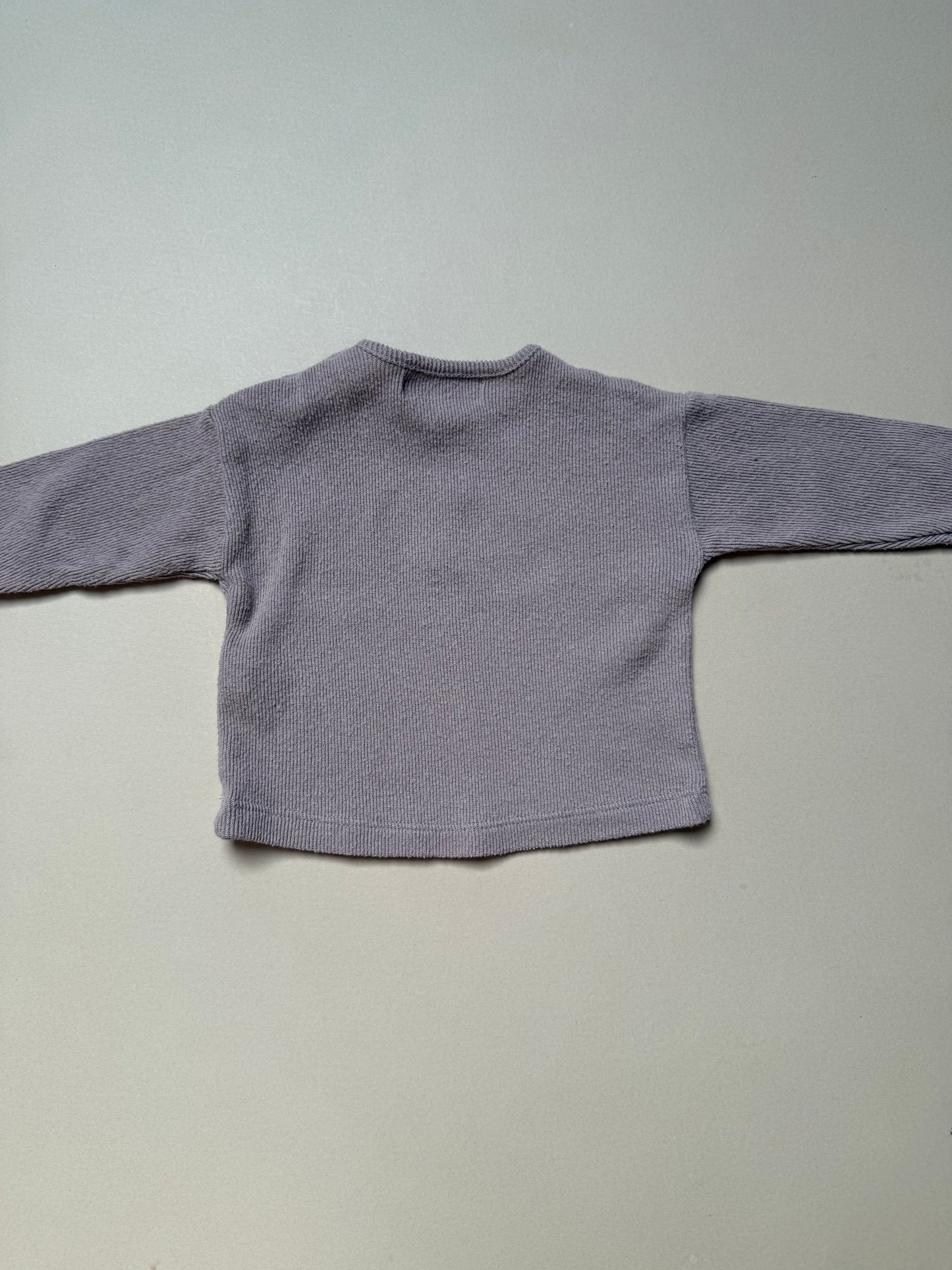 Zara Plum Long Sleeved Top & Legging Set in 1-3 Months
