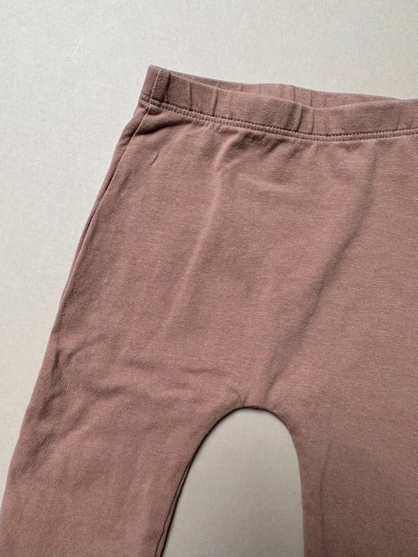 Matalan Terracotta Cotton Leggings in 3-6 Months