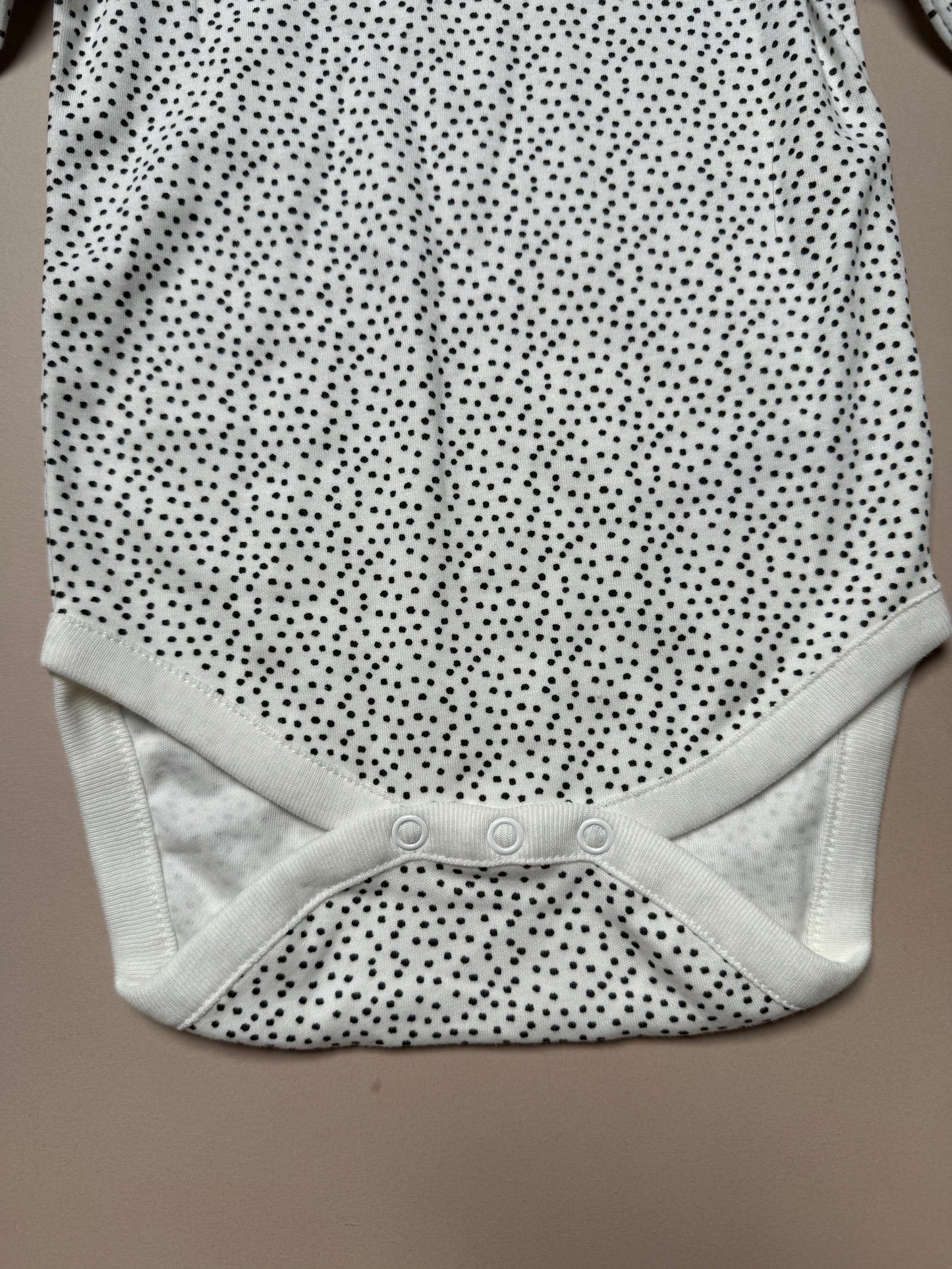 Next Long Sleeved Polka Dot Vest in 18-24 Months