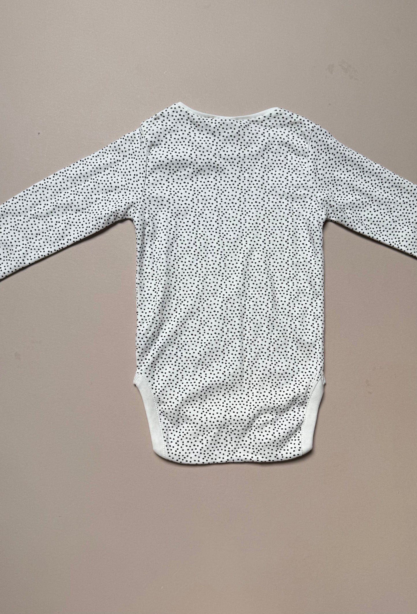 Next Long Sleeved Polka Dot Vest in 18-24 Months