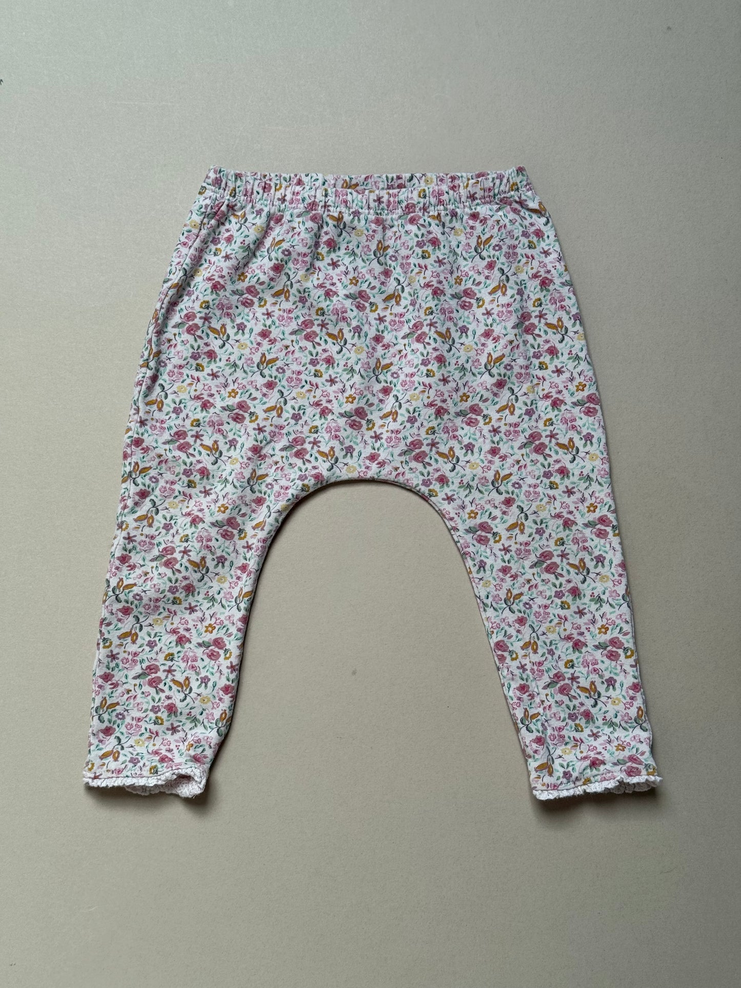 Next Delicate Floral Leggings in 9-12 Months
