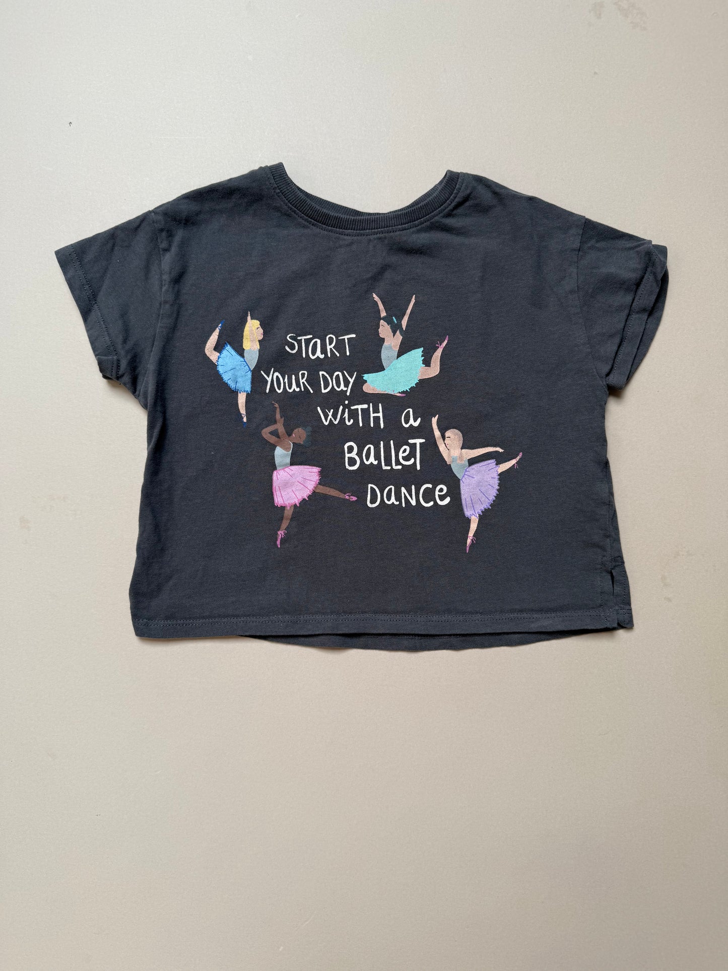 Zara Ballet Dancer Printed T-Shirt in 12-18 Months