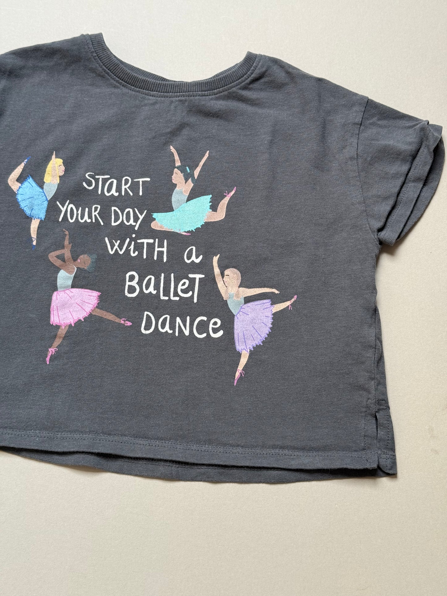 Zara Ballet Dancer Printed T-Shirt in 12-18 Months