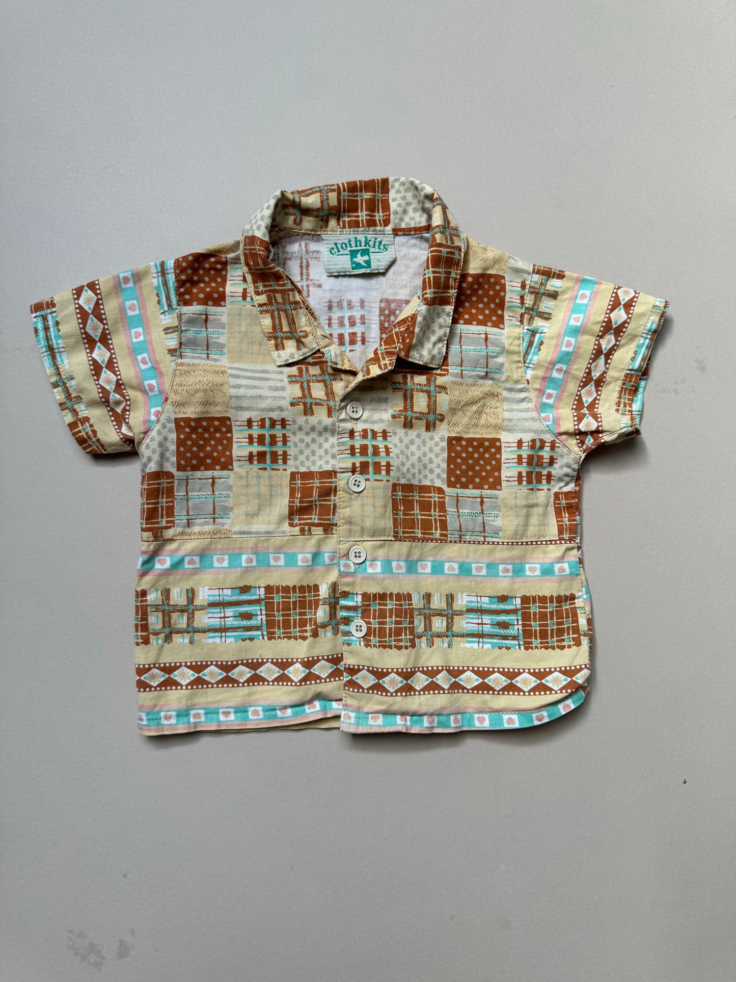 Vintage Cloth Kits Cotton Printed Summer Set in 12 Months