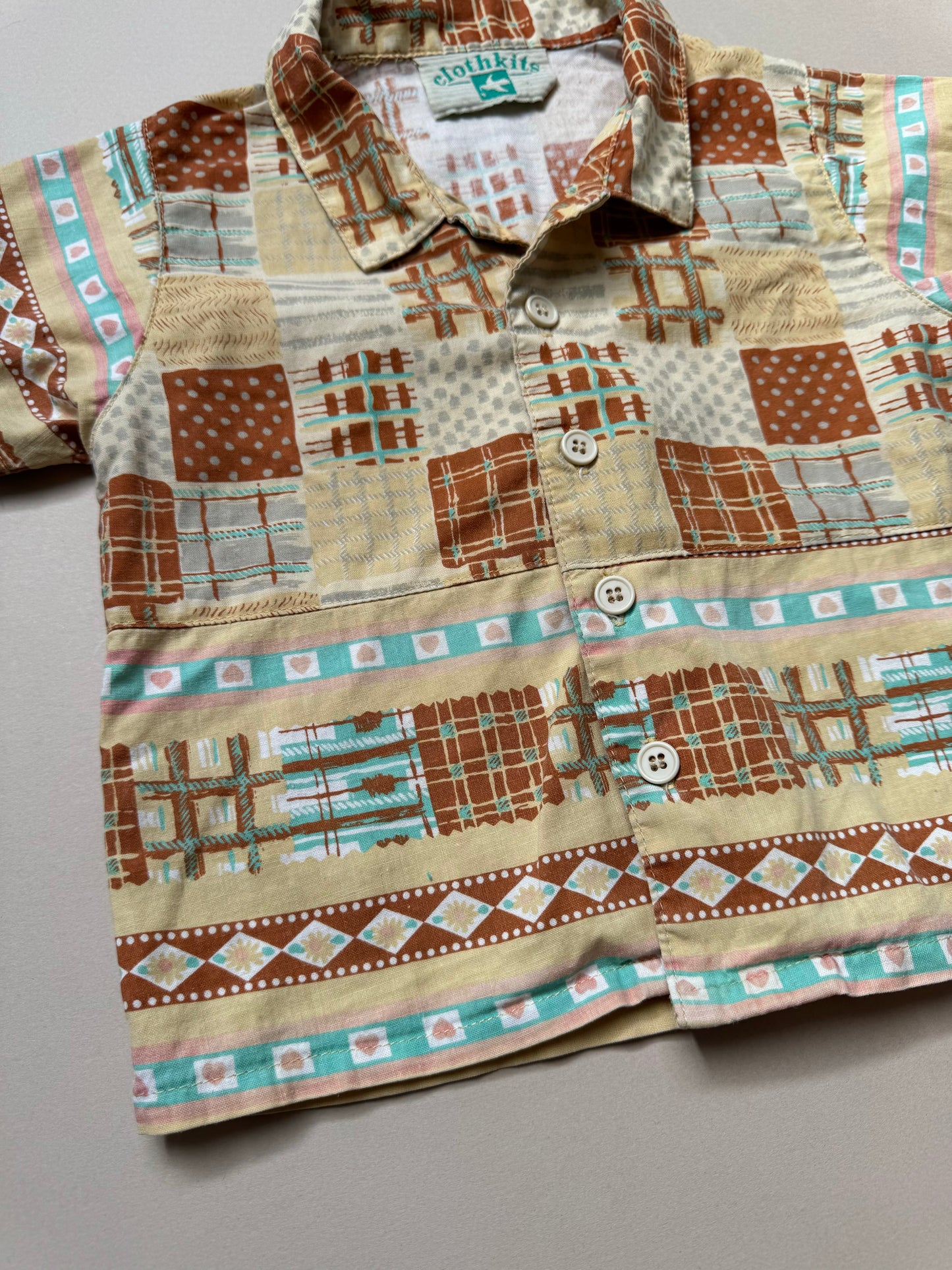 Vintage Cloth Kits Cotton Printed Summer Set in 12 Months