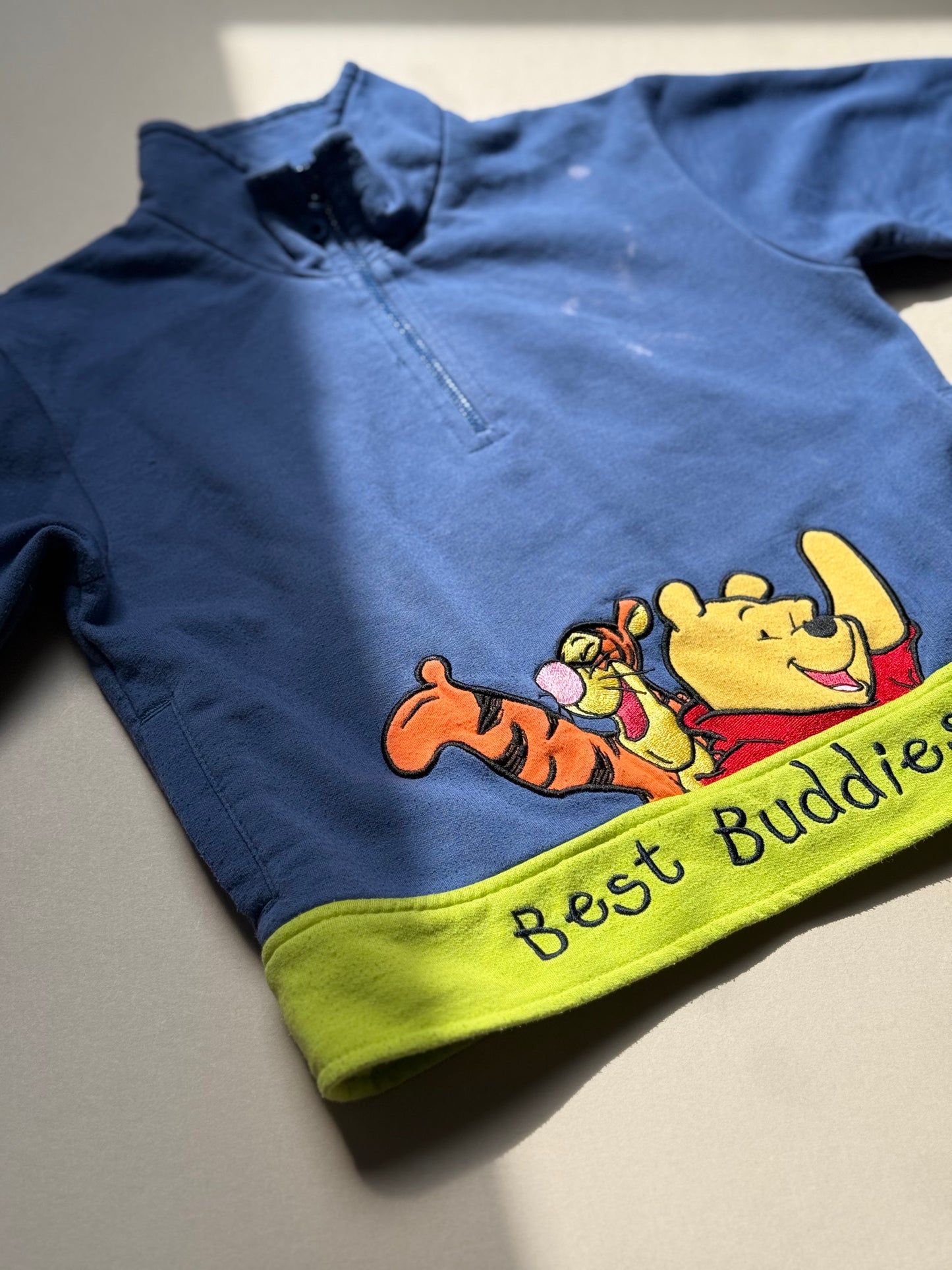 Vintage Winnie the Pooh Zip Up Jumper in 2-3 Years