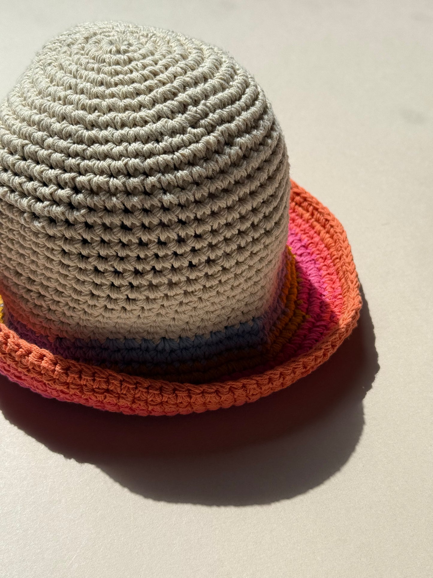 Crochet Rainbow Hat