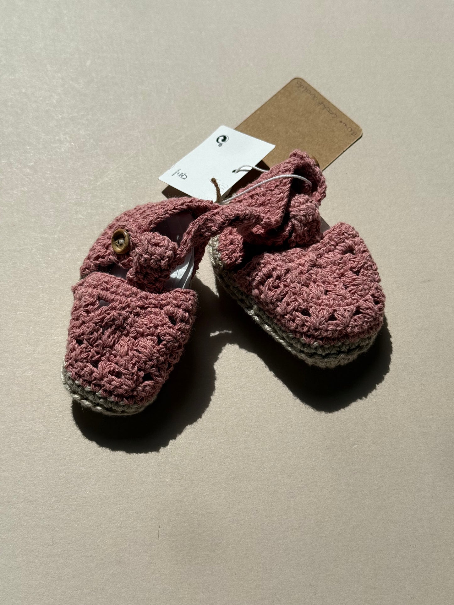 Zara Pink Crochet Sandals UK Size 3