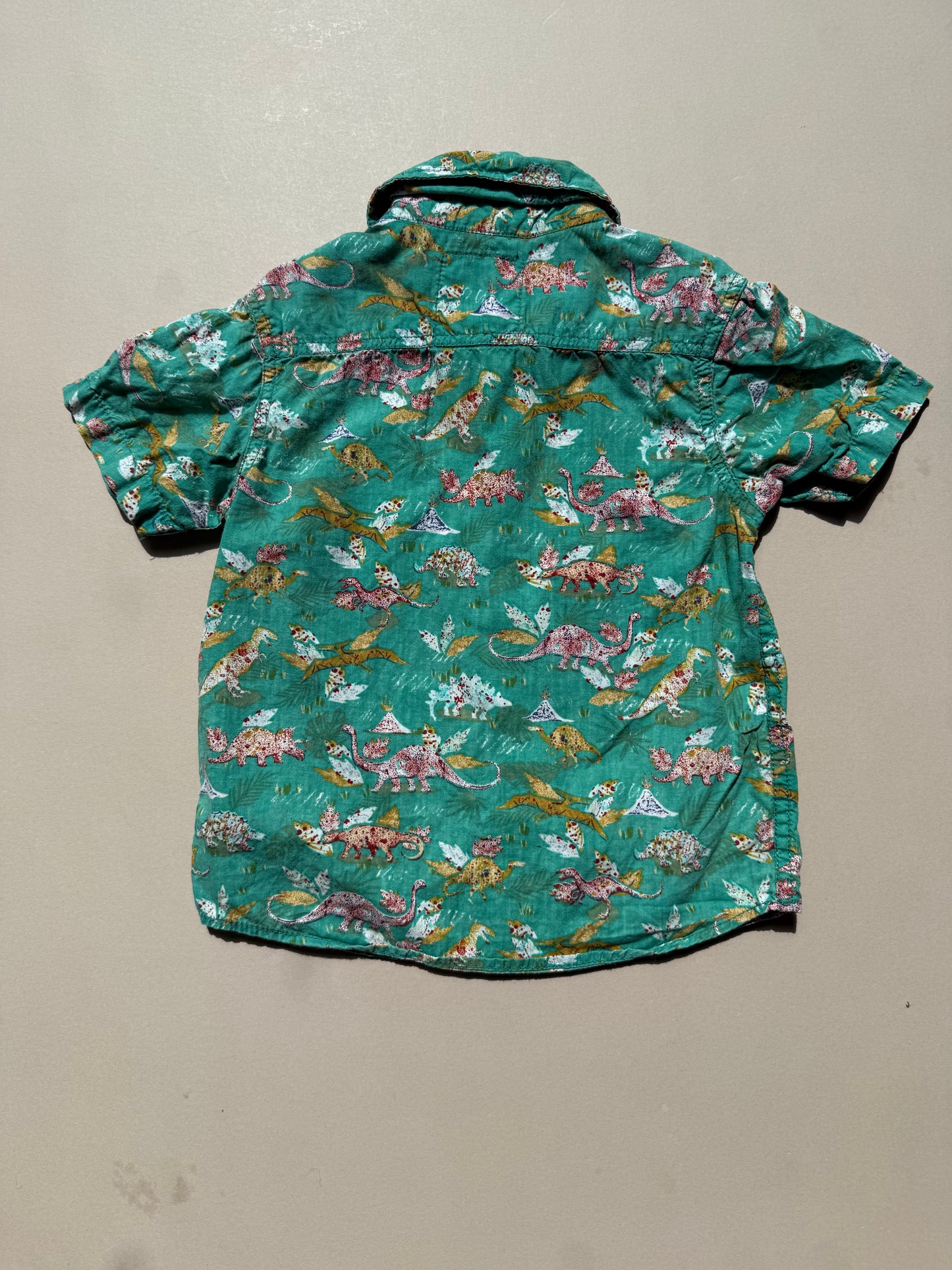 TU Retro Dinosaur Printed Short Sleeved Shirt in 18-24 Months