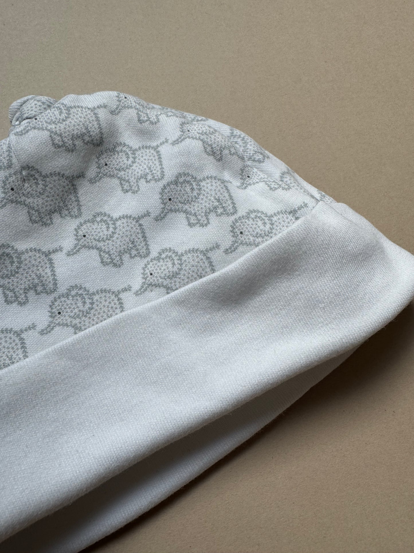 Jojo Maman Bebe Elephant Cotton Hat in 0-3 Months
