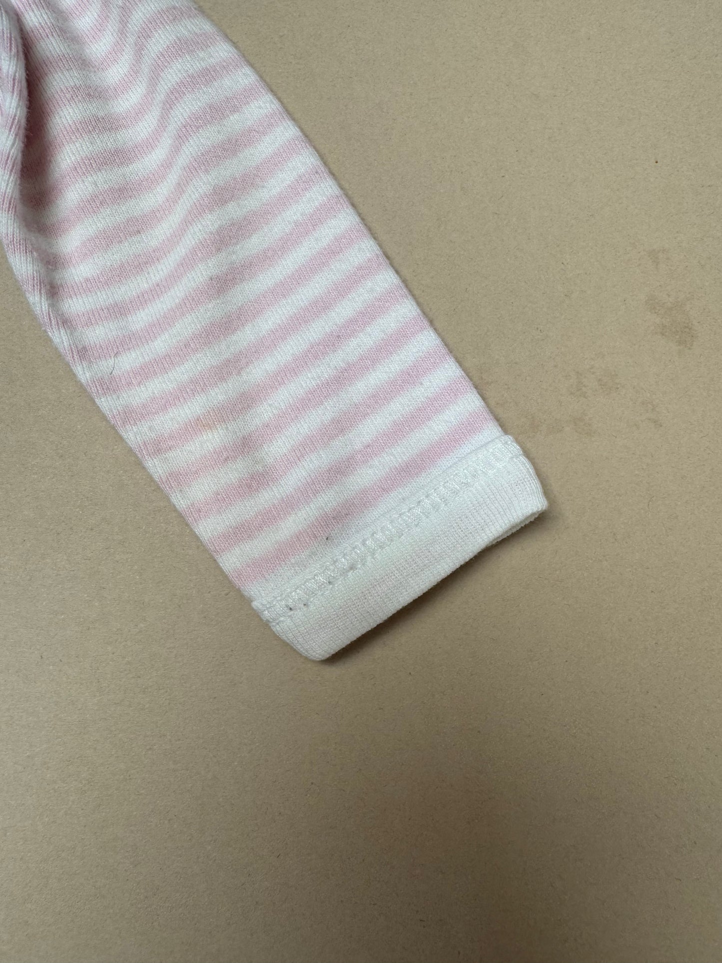 The Little White Company Wrap Over Long Sleeved Onesie in 0-3 Months