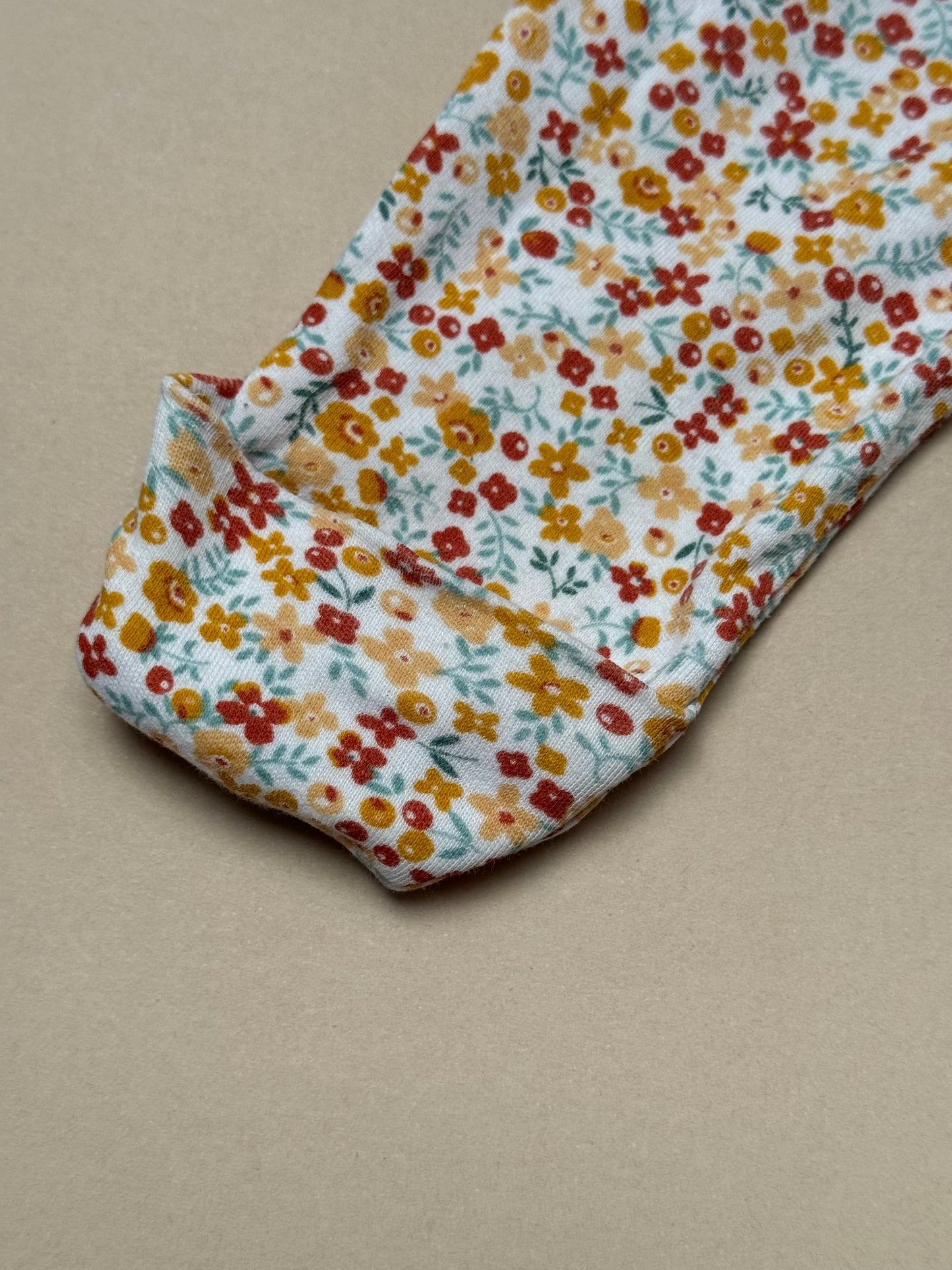 TU Floral Long Sleeved Onesie in 3-6 Months