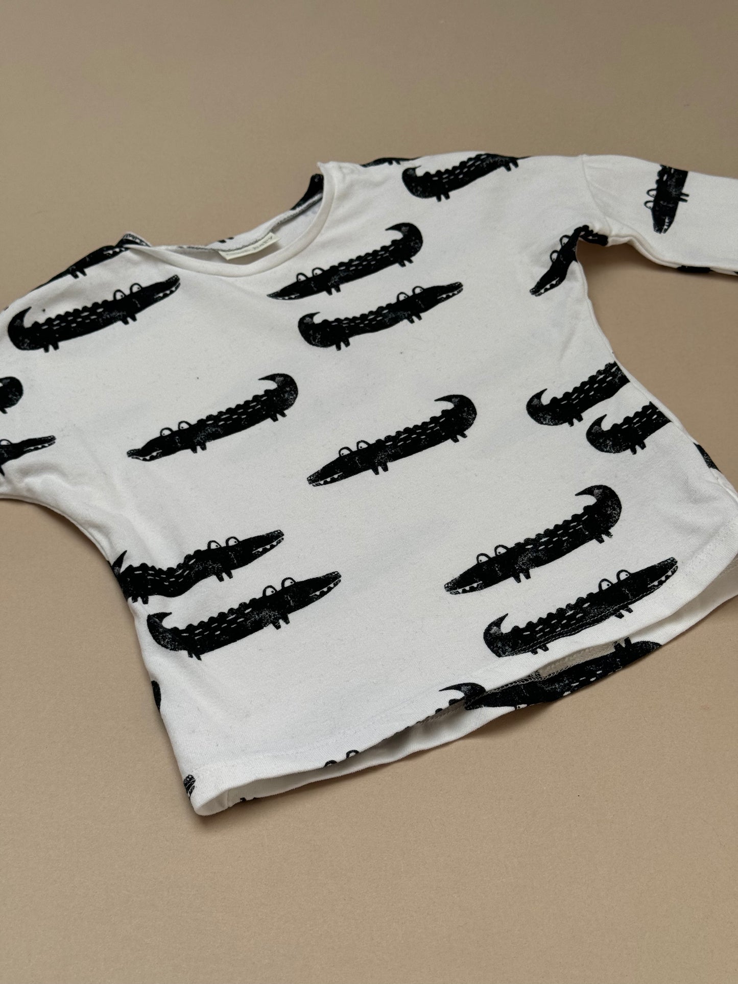 Next Crocodile Long Sleeved T-Shirt in 3-6 Months