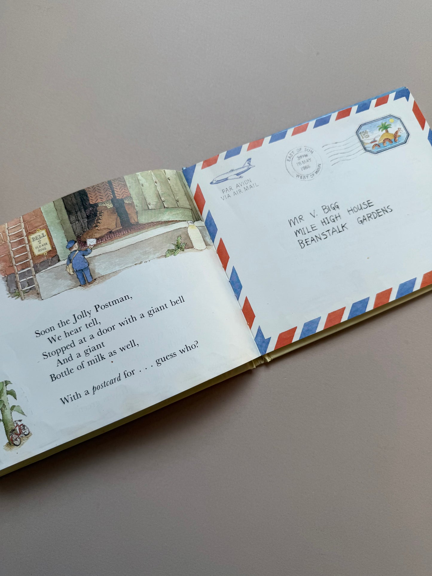 The Jolly Postman Or Other People's Letters By Janet & Allan Ahlberg Hardback Book