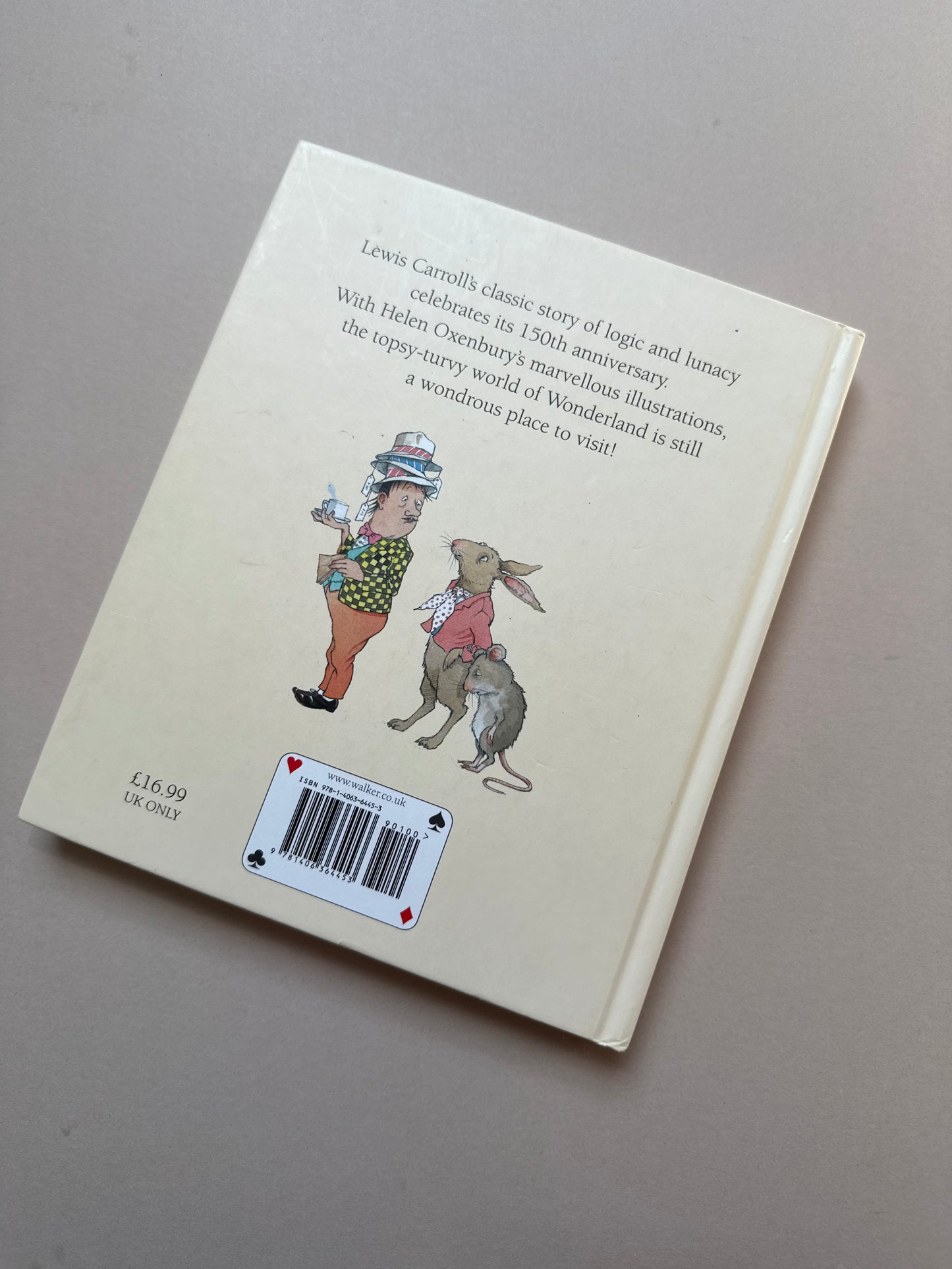 Alice in Wonderland Hardback Book By Lewis Carroll