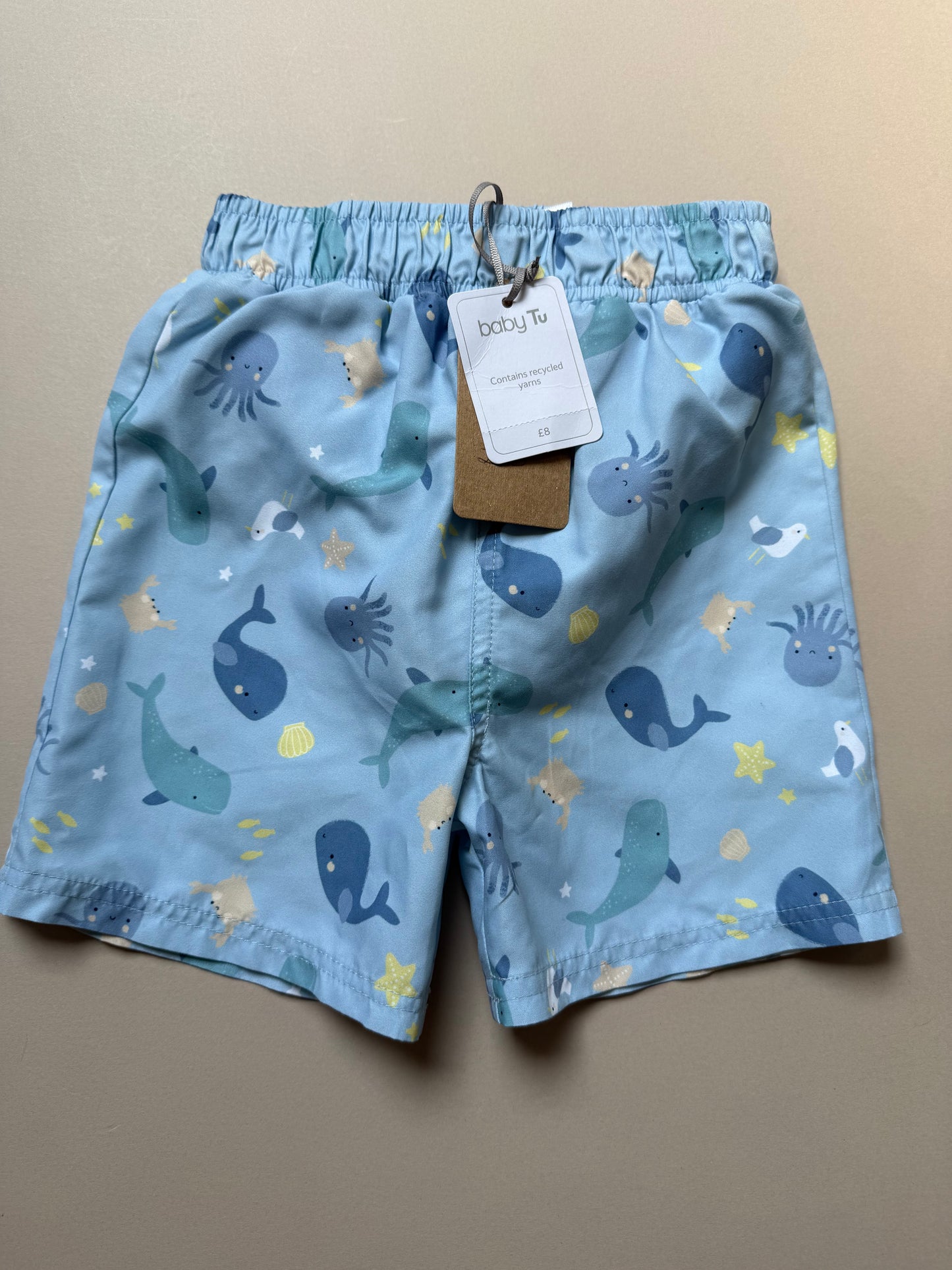 TU Sea Printed Swimming Shorts in 18-24 Months