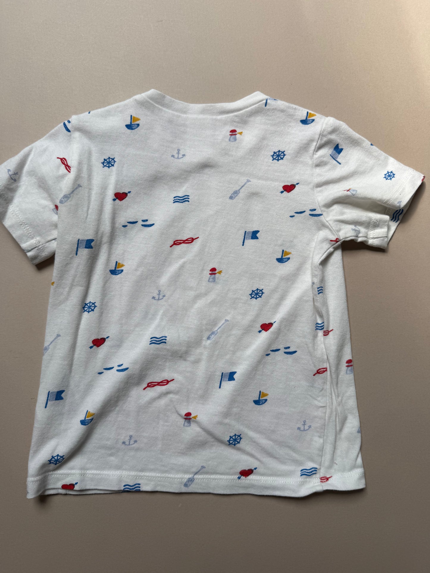 H&M Nautical Printed T-Shirt in 9-12 Months