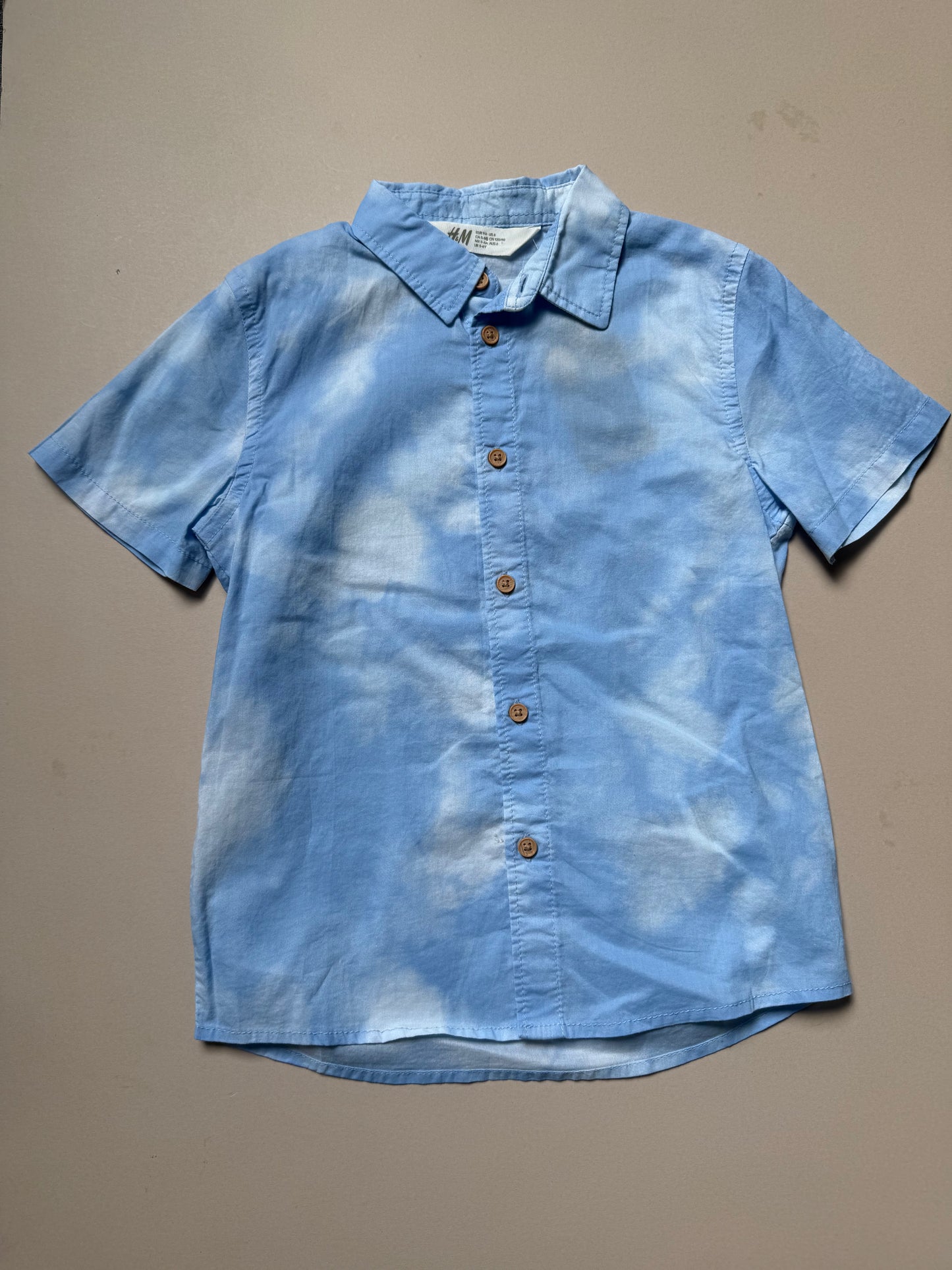 H&M Tie Dye Lightweight Shirt in 5-6 Years