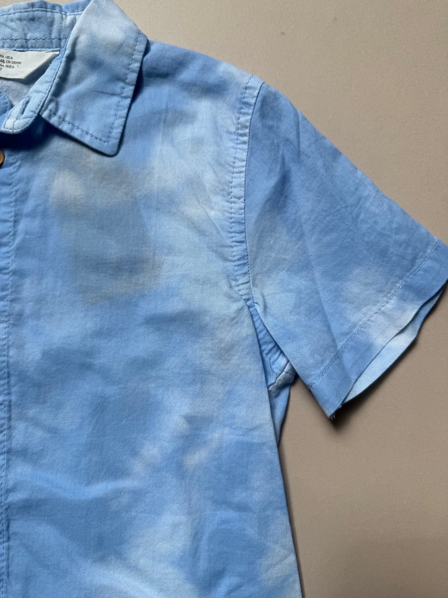 H&M Tie Dye Lightweight Shirt in 5-6 Years