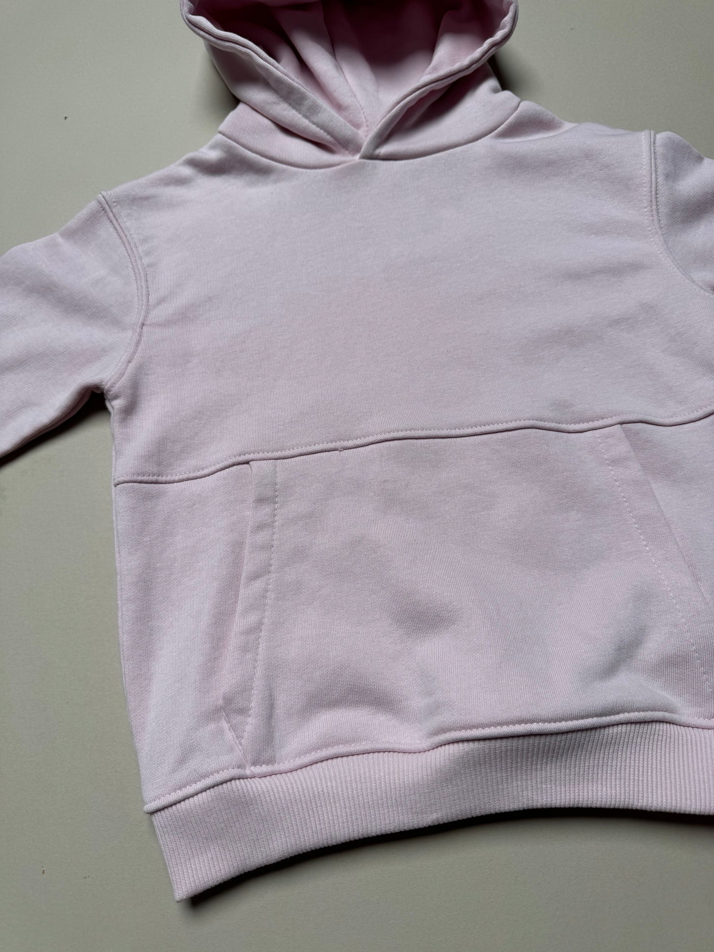 Zara Light Pink Basic Hoodie in 4-5 Years