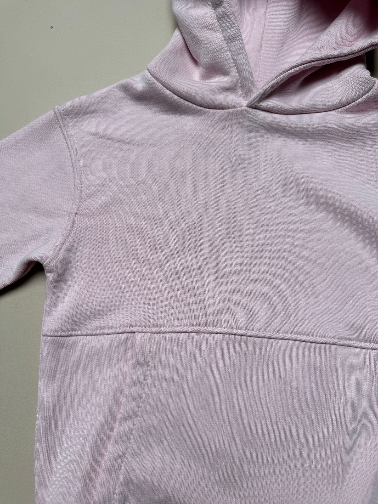 Zara Light Pink Basic Hoodie in 4-5 Years
