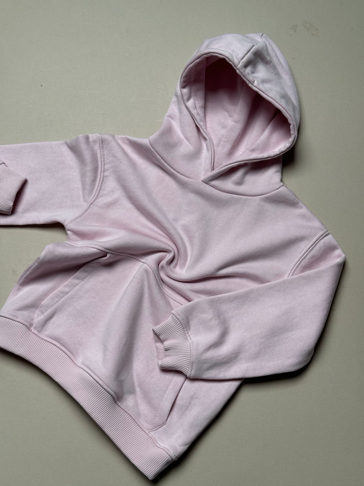 Zara Light Pink Basic Hoodie in 4-5 Years