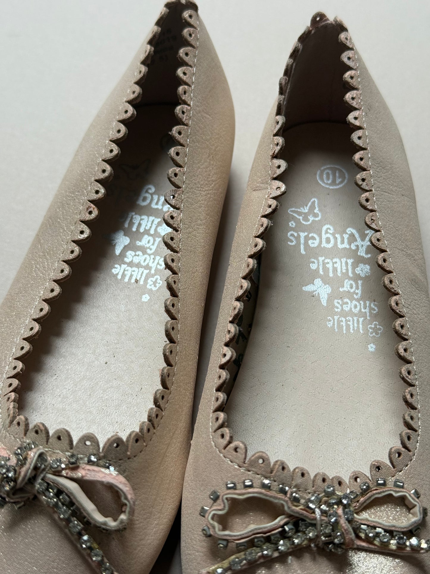 Accessorize Pink Glitter Ballet Pumps in UK 10
