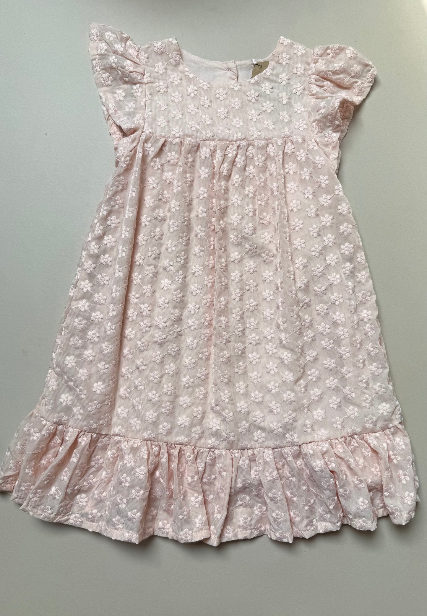 Mothercare Embroidered Floral Lace Dress in 5-6 Years