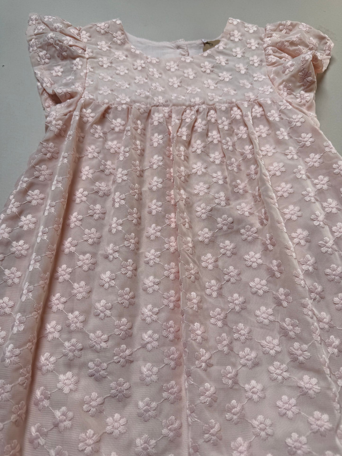 Mothercare Embroidered Floral Lace Dress in 5-6 Years