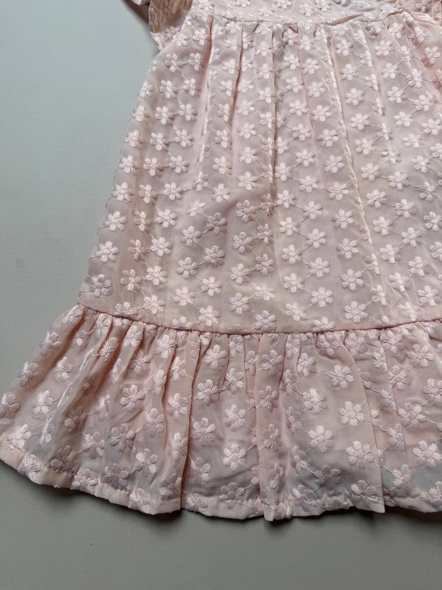 Mothercare Embroidered Floral Lace Dress in 18-24 Months