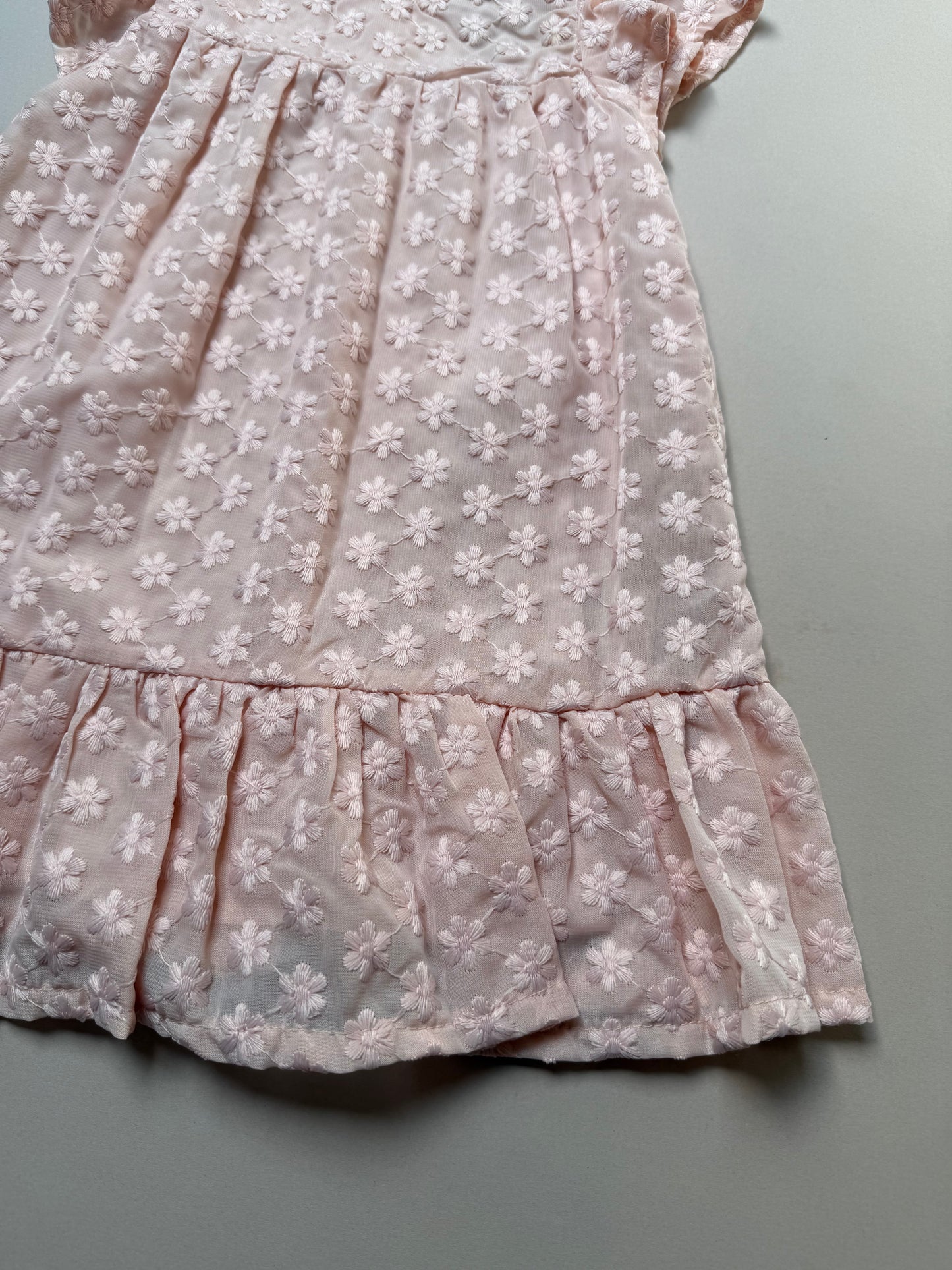 Mothercare Embroidered Floral Lace Dress in 18-24 Months