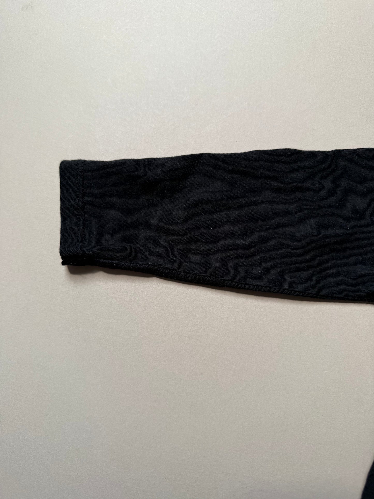 Zara Black Basic Long Sleeved Tee in 12-18 Months