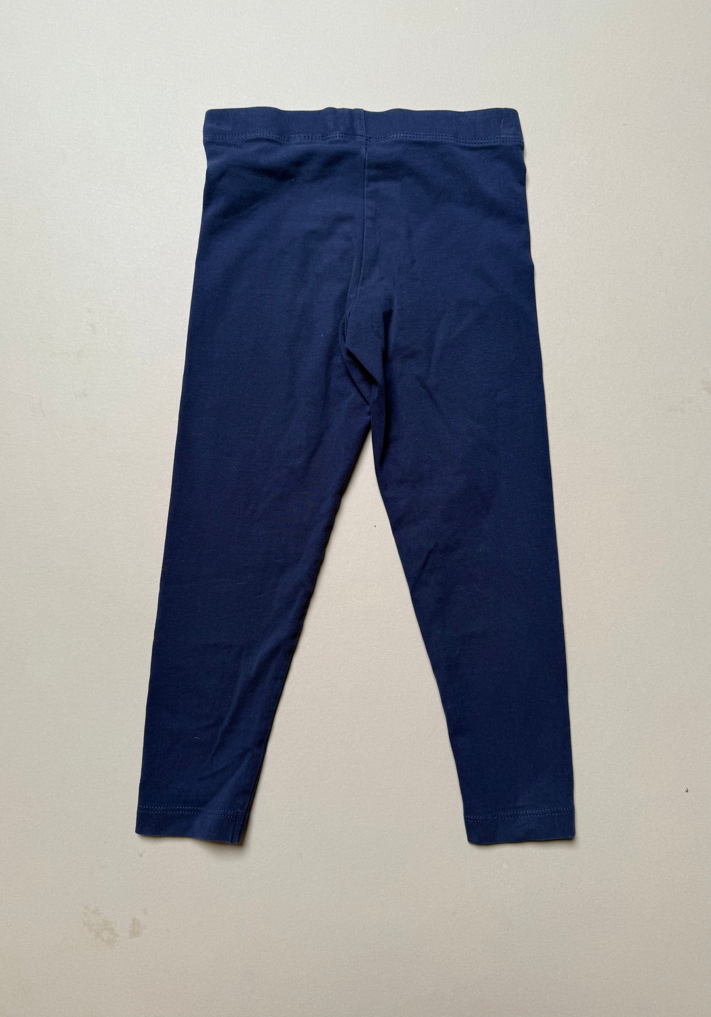 Marks & Spencer Navy Basic Leggings in 3-4 Years