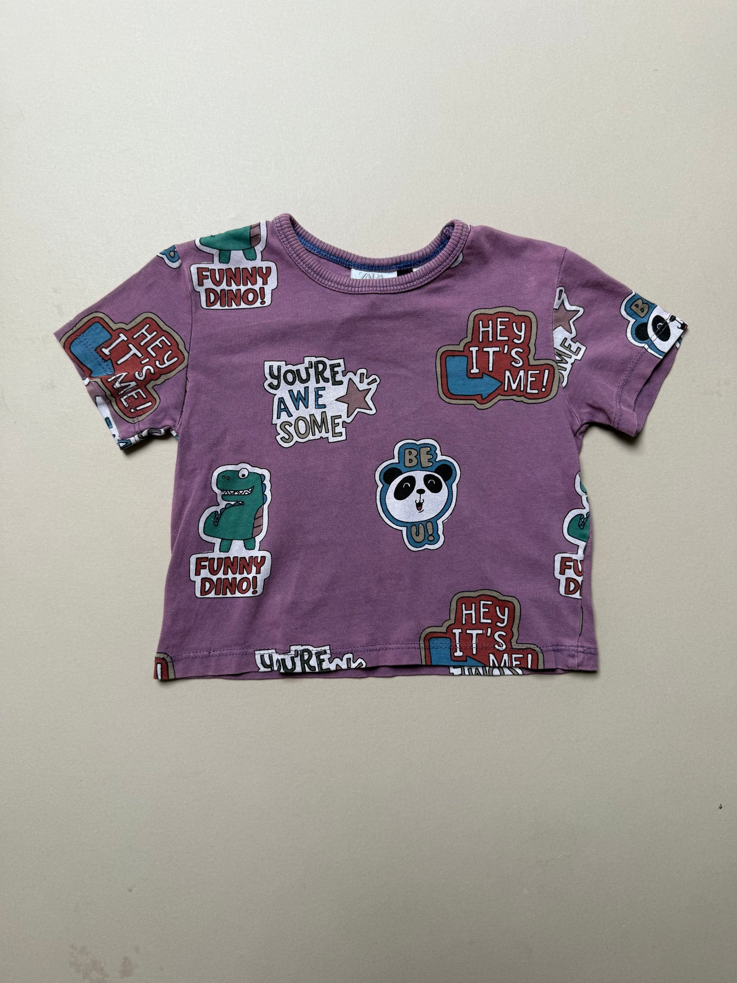 Zara "Your Awesome Printed" T-Shirt in 3-6 Months