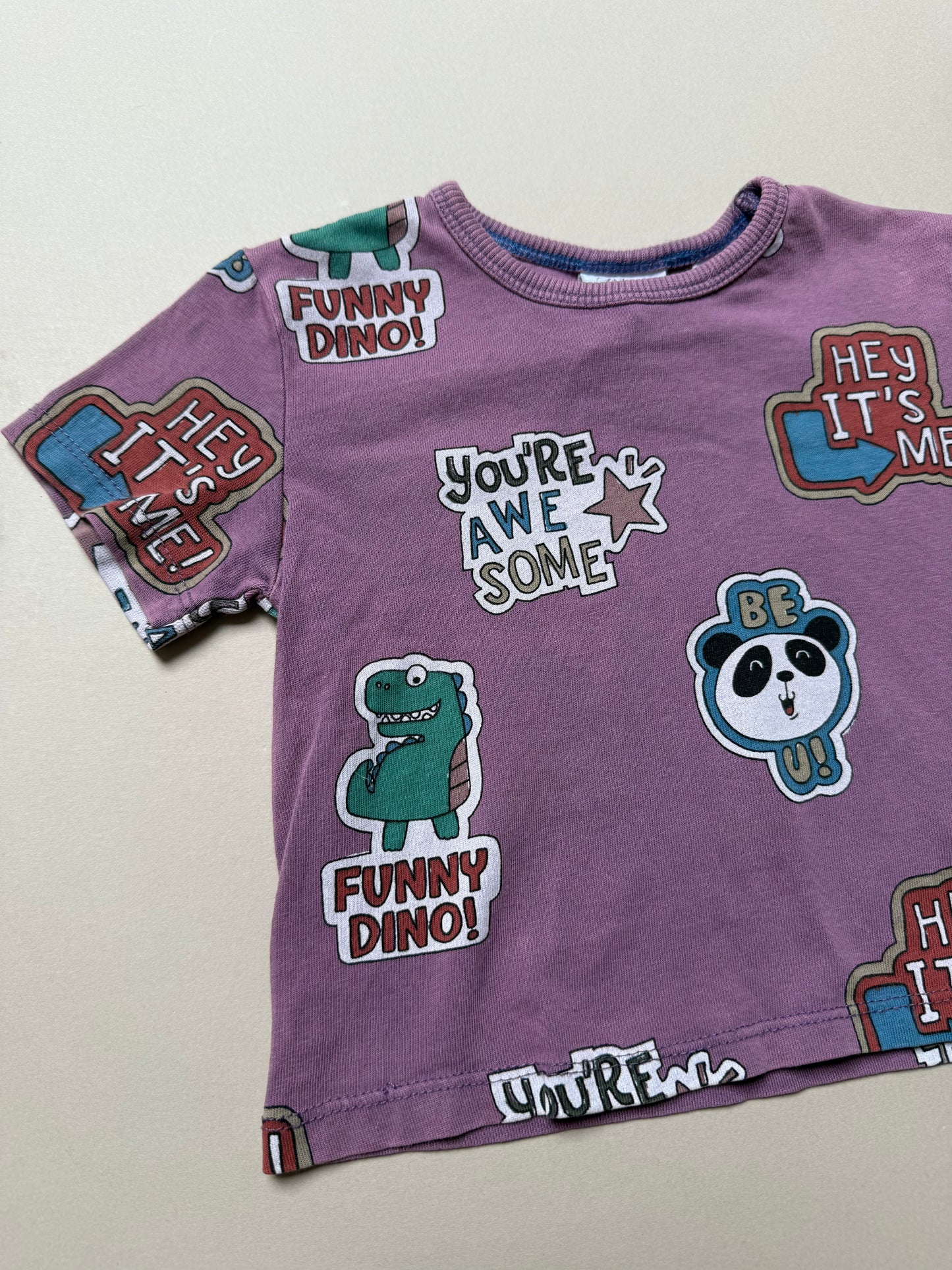 Zara "Your Awesome Printed" T-Shirt in 3-6 Months