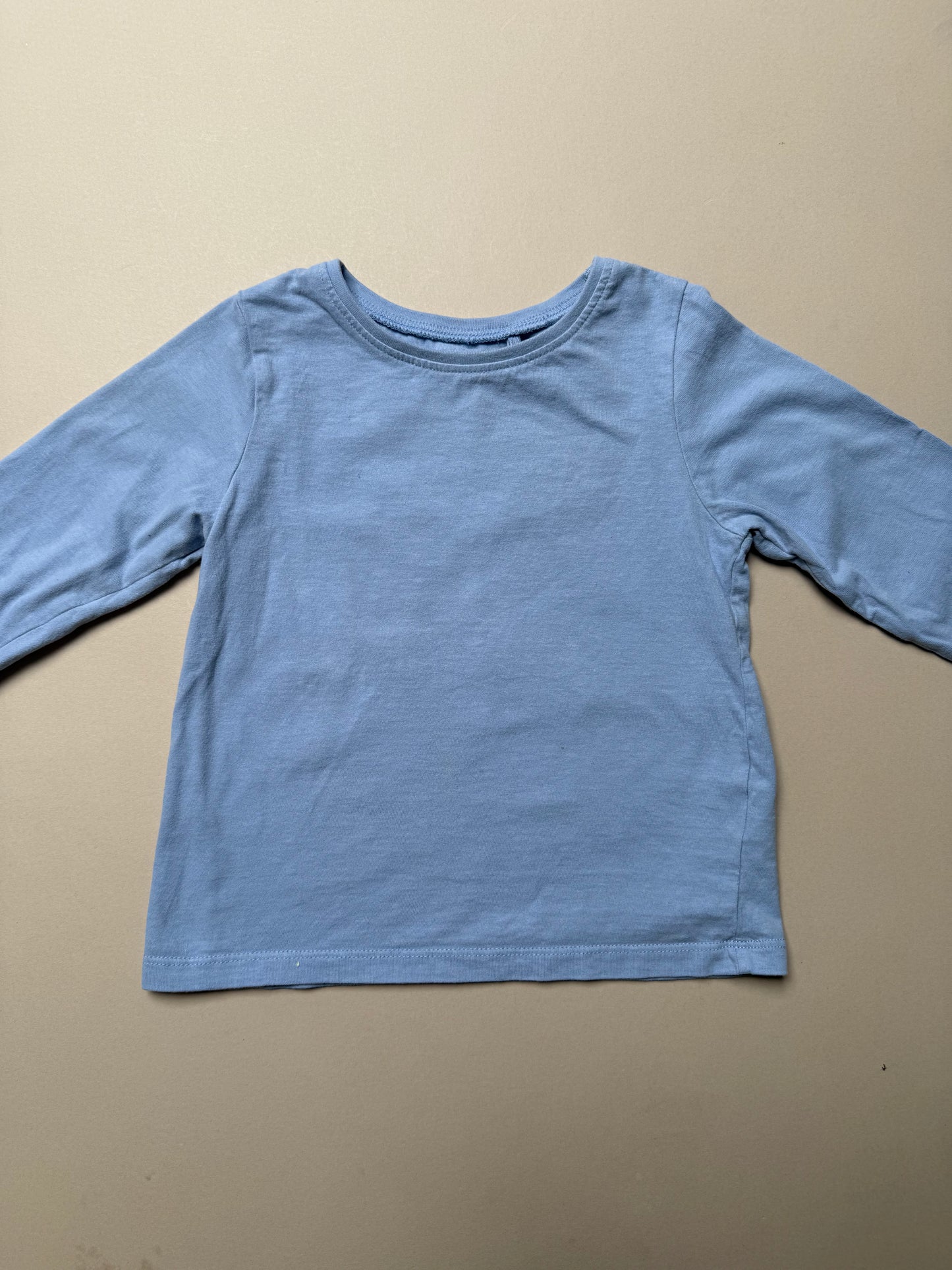 Next Cornflower Blue Long Sleeved Basic T-Shirt in 3-4 Years