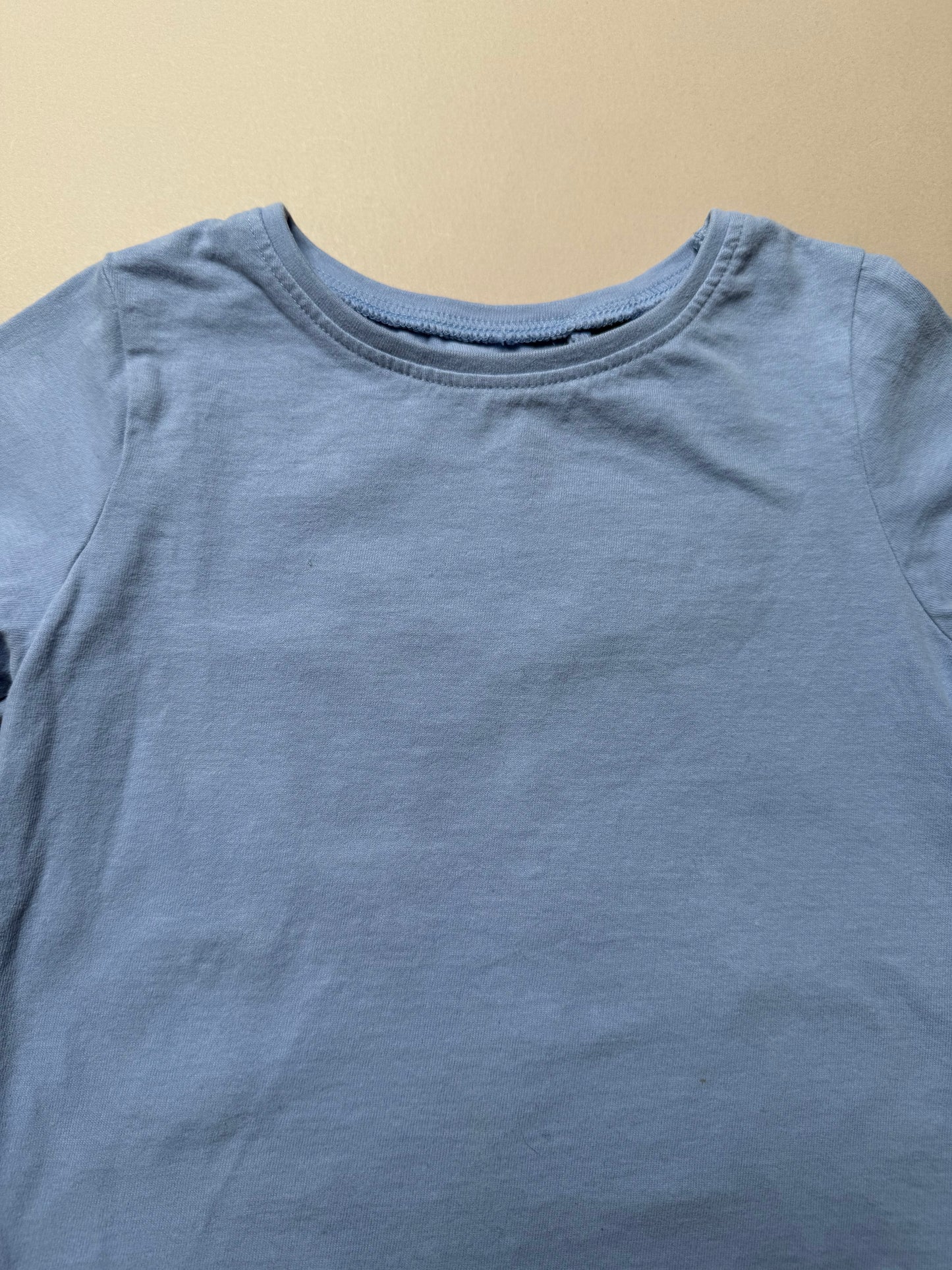 Next Cornflower Blue Long Sleeved Basic T-Shirt in 3-4 Years