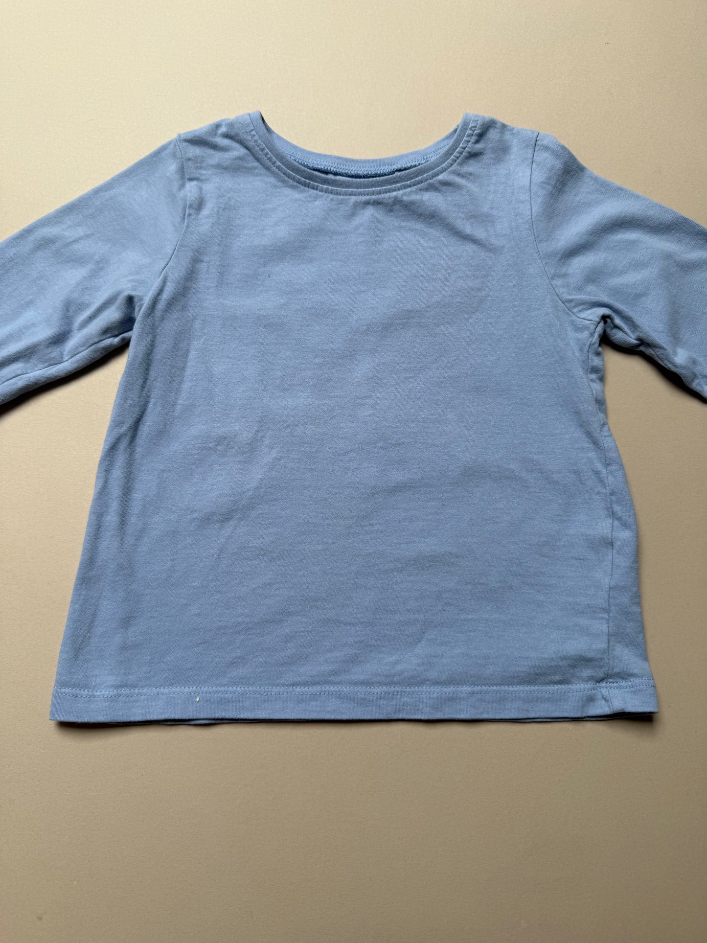 Next Cornflower Blue Long Sleeved Basic T-Shirt in 3-4 Years
