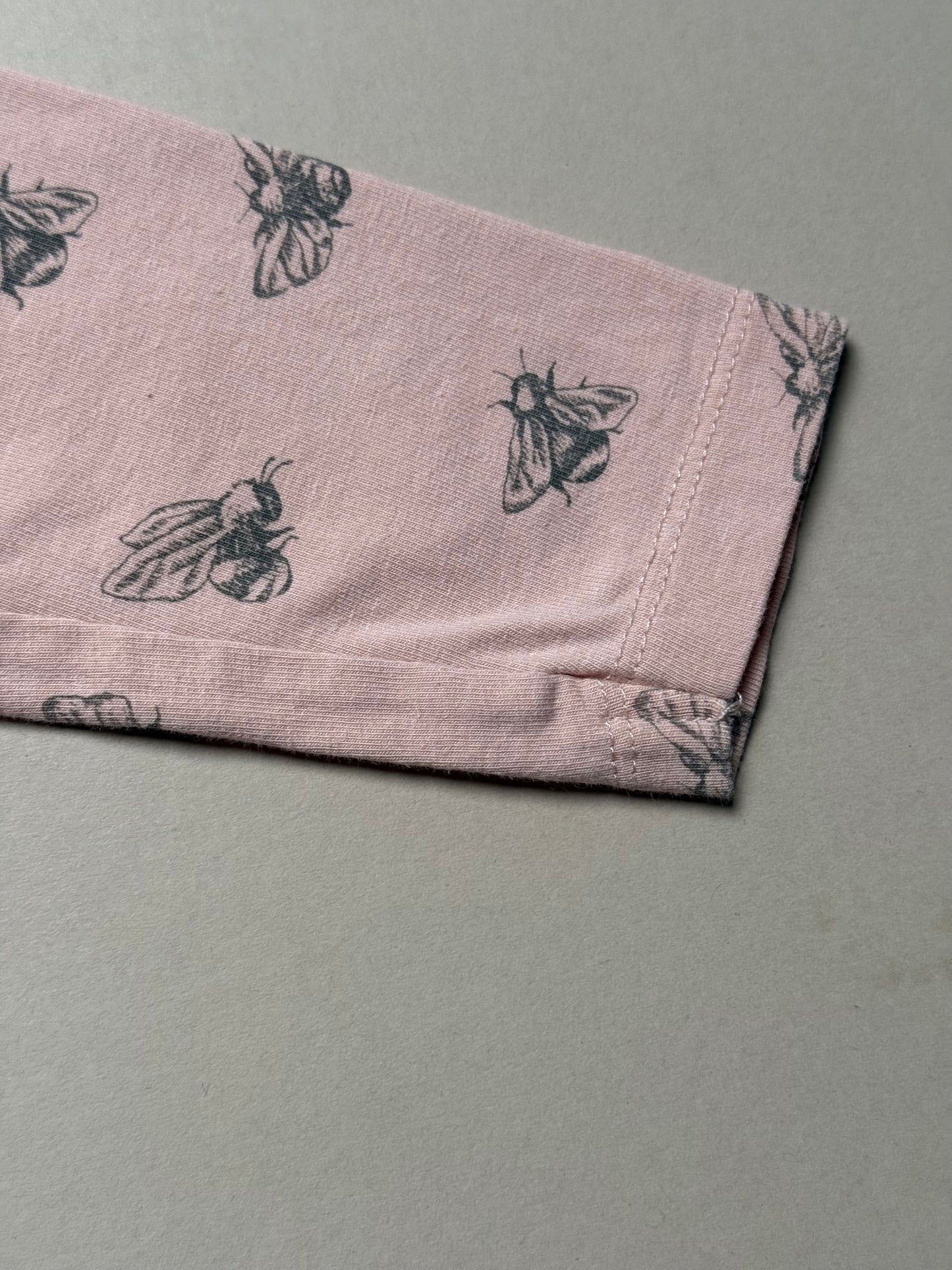 Petter & Kajsa Bee Printed Long Sleeved Cotton Vest in 12-18 Months