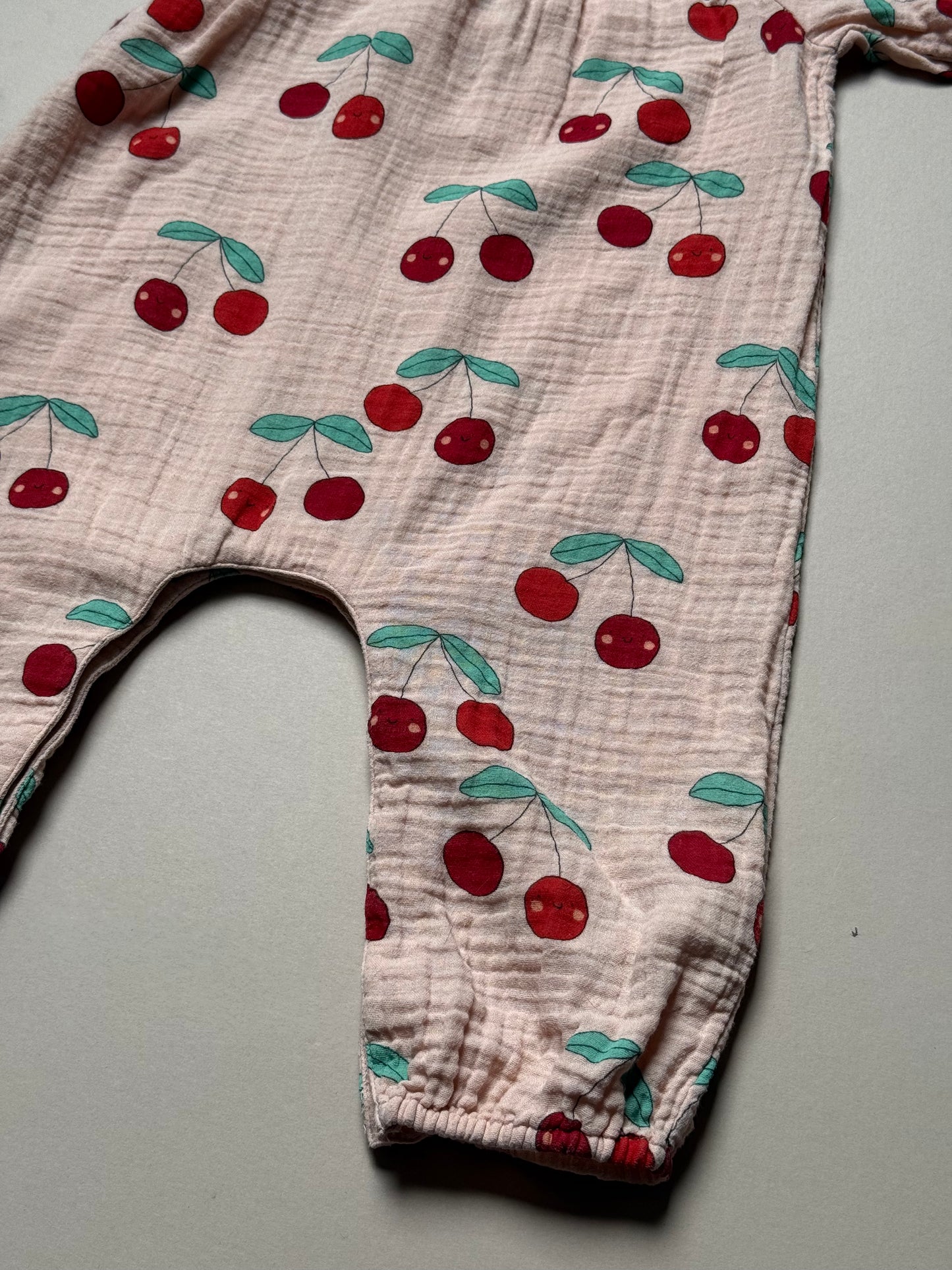 Next Cherry Printed Lightweight Romper in 9-12 Months