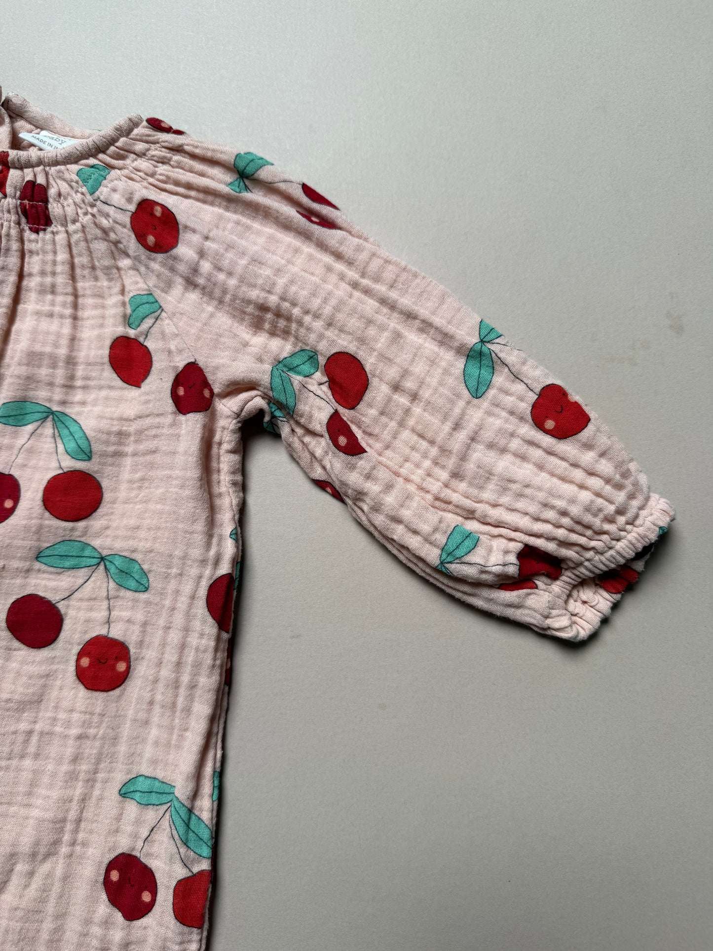 Next Cherry Printed Lightweight Romper in 9-12 Months